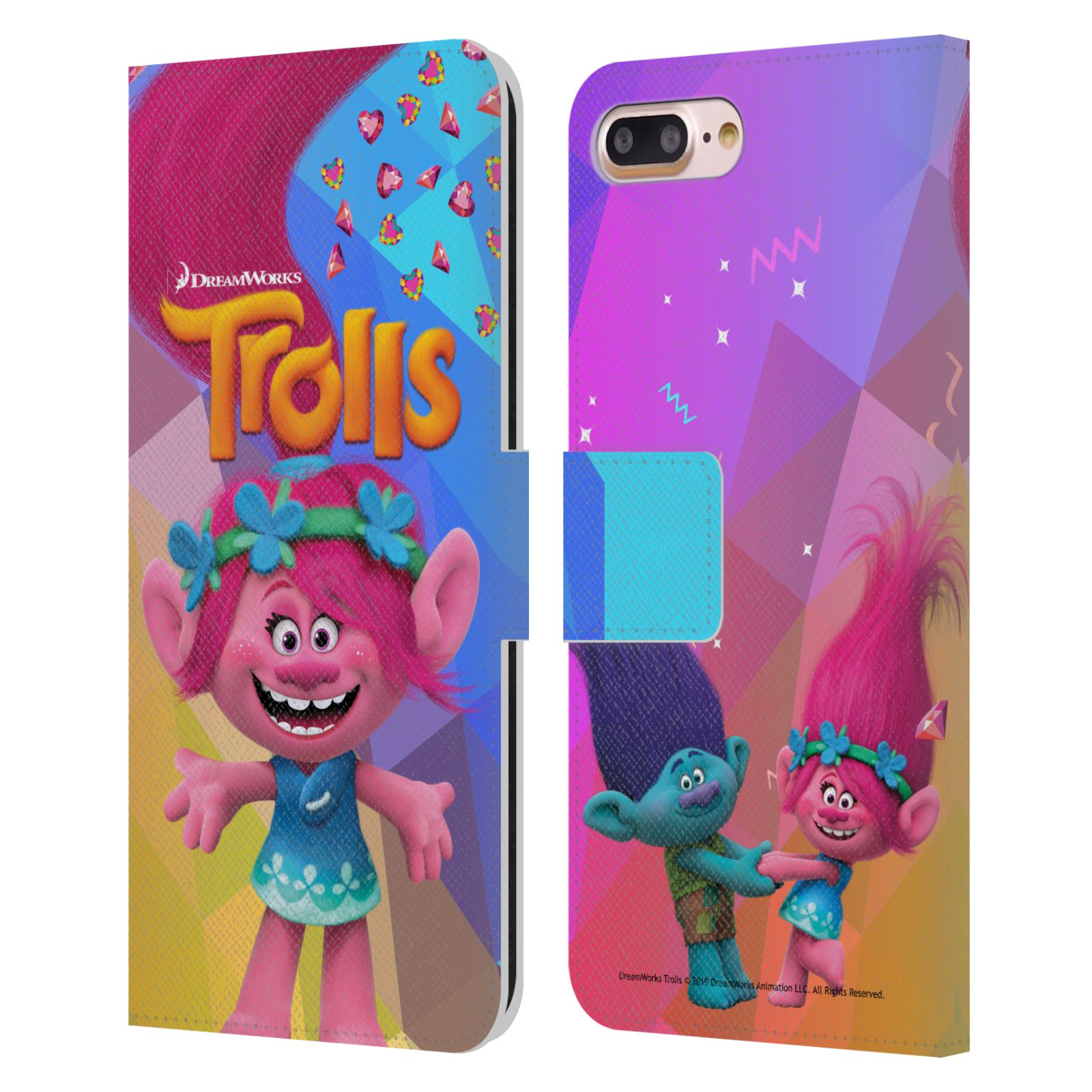 Pouzdro na mobil Apple Iphone 7 Plus / 8 Plus - Head Case - Trollové - holčička Poppy