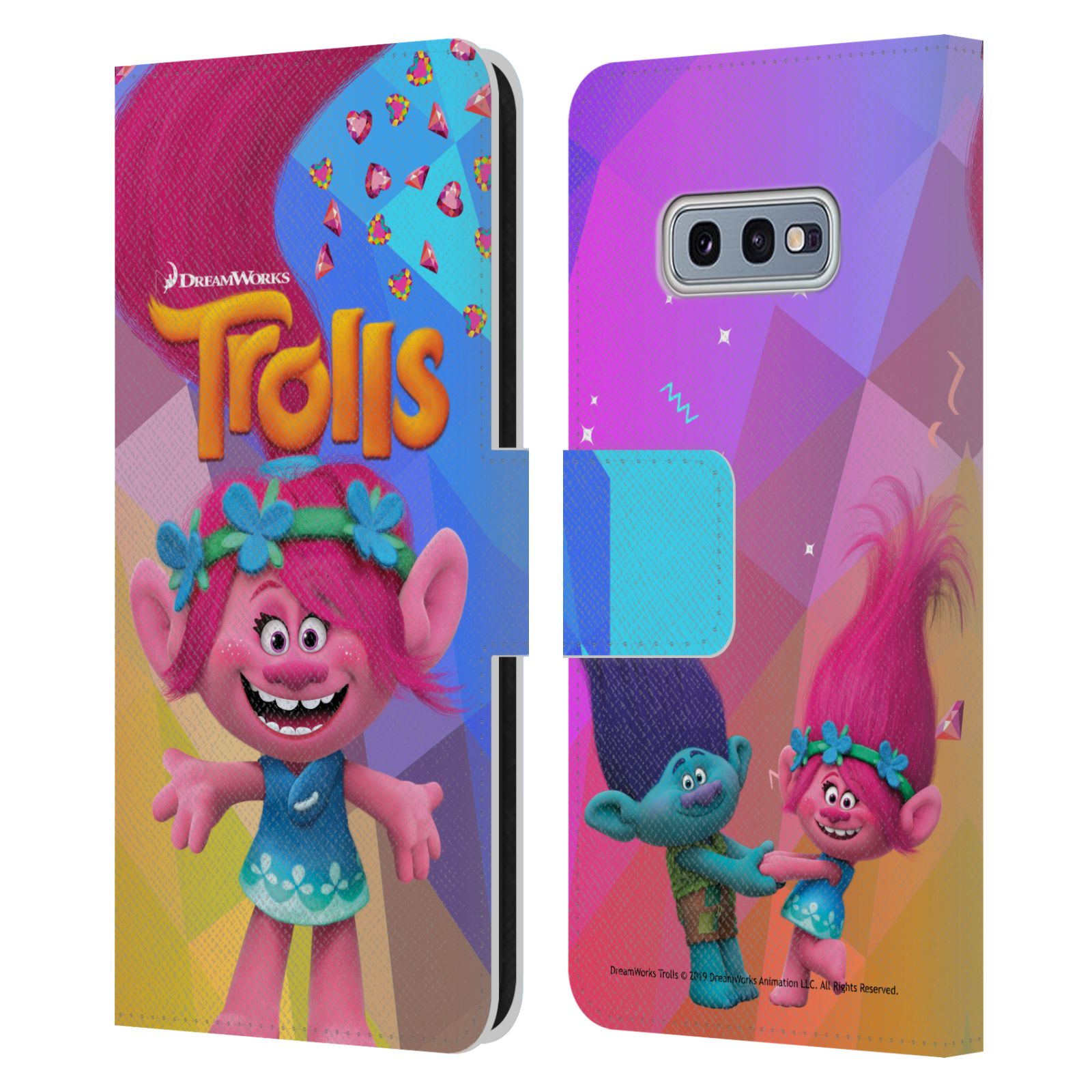Pouzdro na mobil Samsung Galaxy S10e - Head Case - Trollové - holčička Poppy