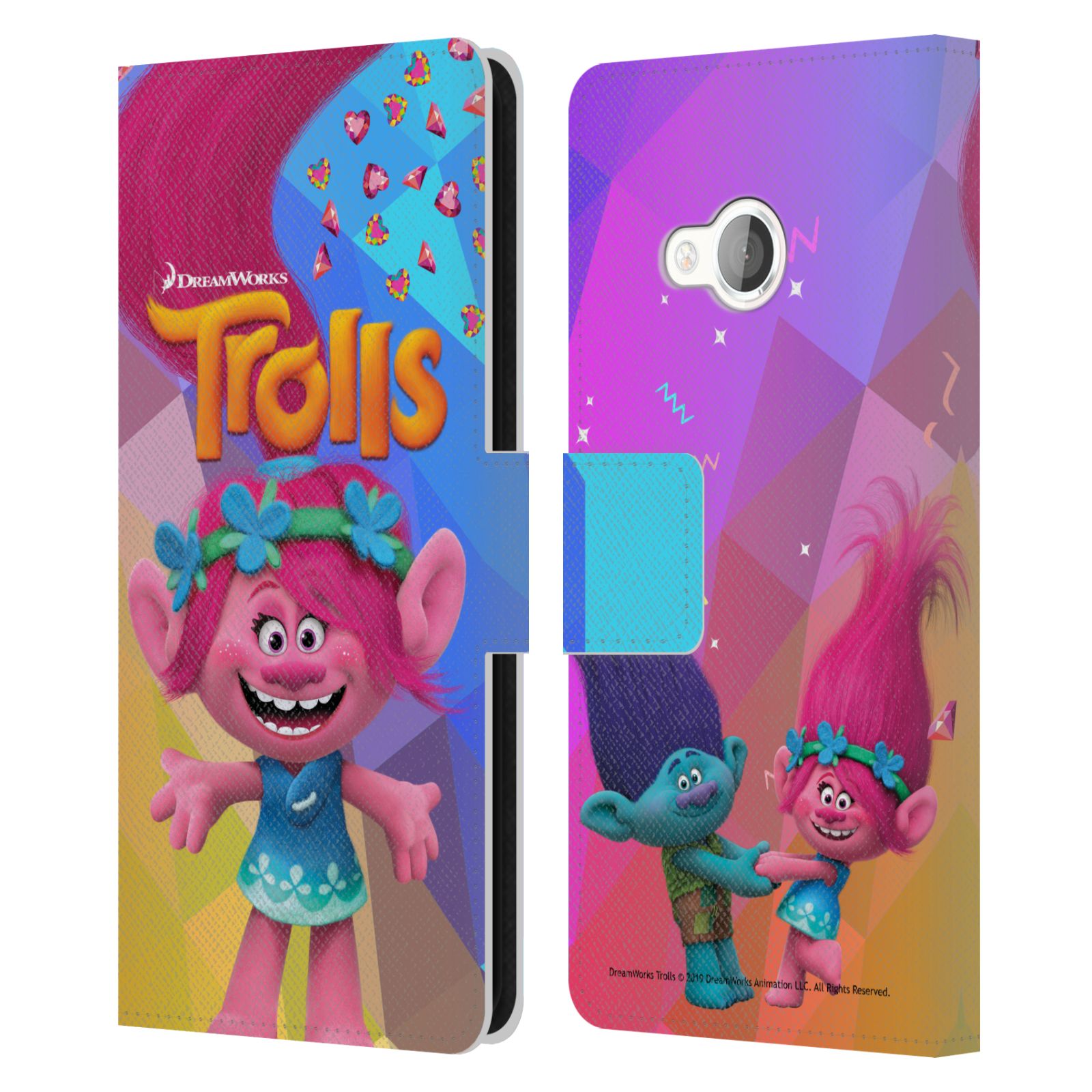 Pouzdro na mobil HTC U Play - Head Case - Trollové - holčička Poppy