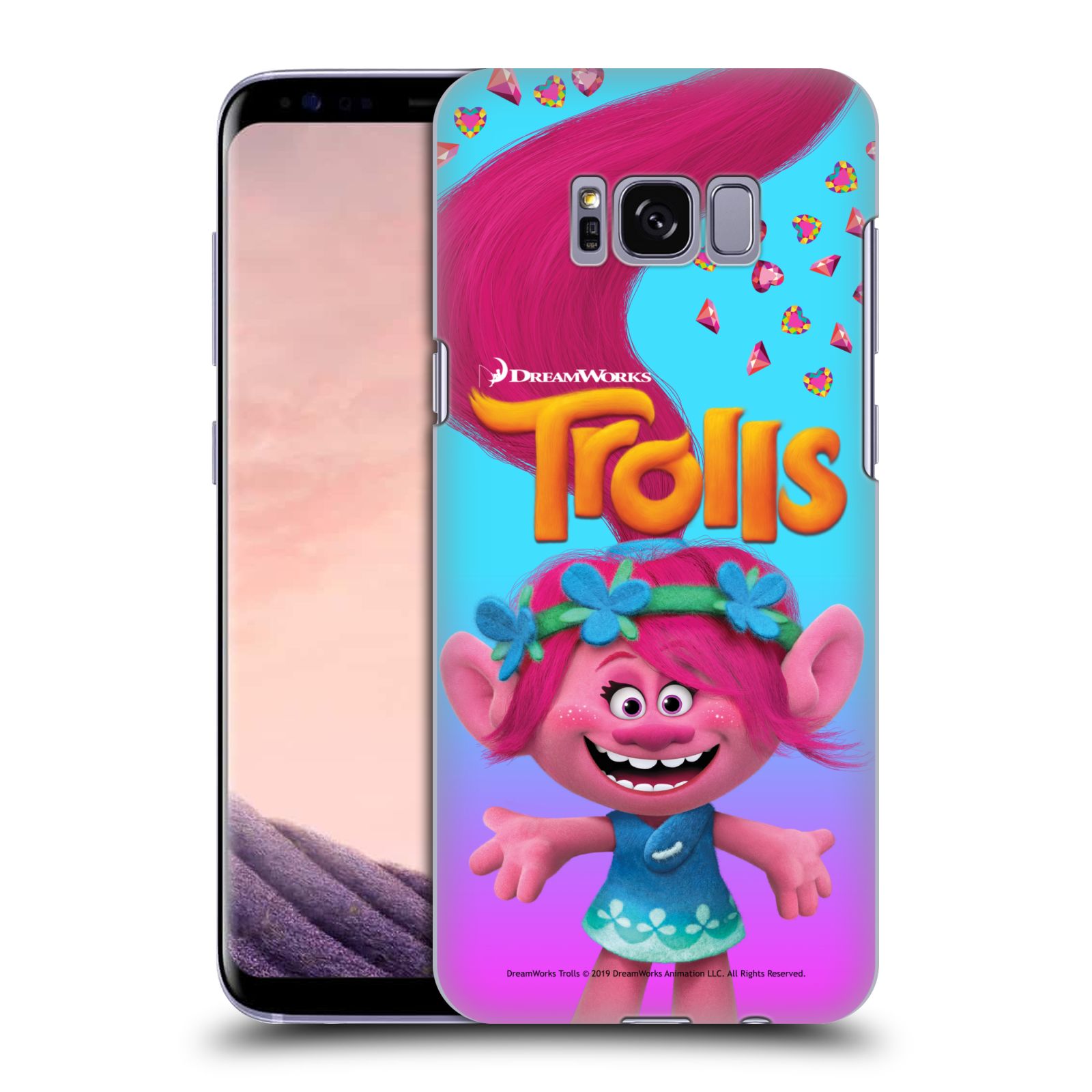 Pouzdro na mobil Samsung Galaxy S8 - HEAD CASE - Pohádka - Trollové skřítek holčička Poppy