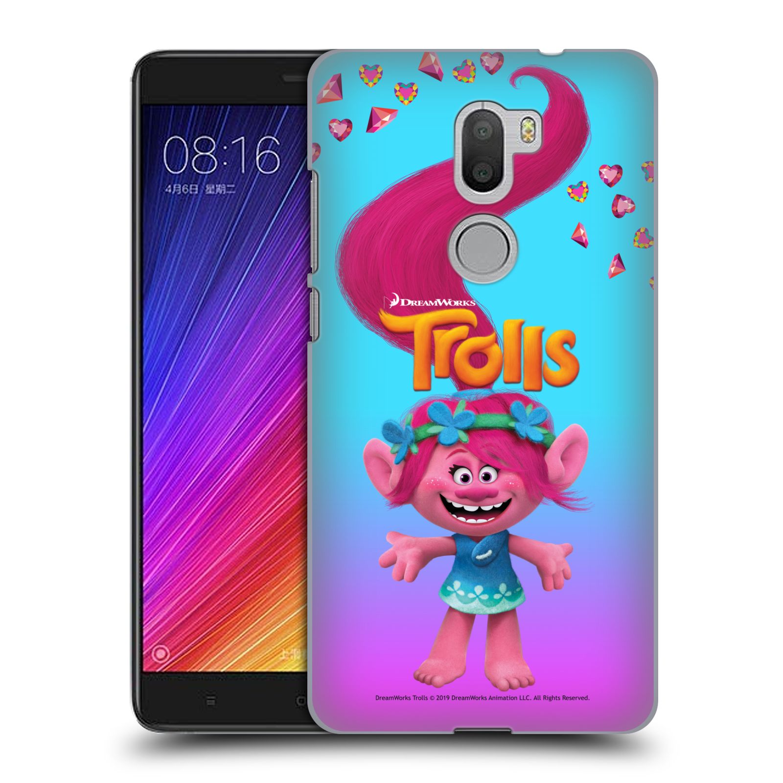 Pouzdro na mobil Xiaomi Mi5s PLUS - HEAD CASE - Pohádka - Trollové skřítek holčička Poppy