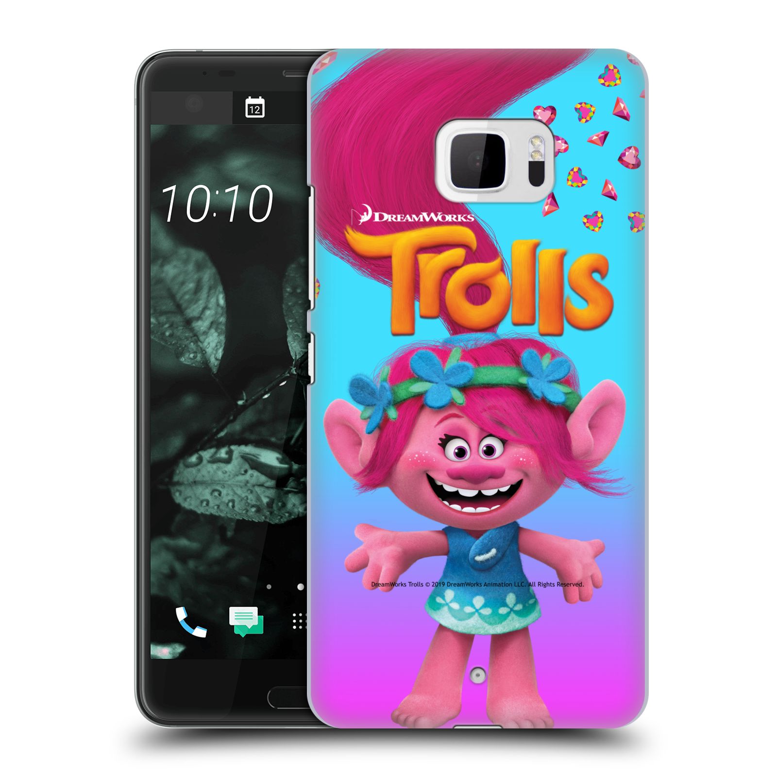Pouzdro na mobil HTC U Ultra - HEAD CASE - Pohádka - Trollové skřítek holčička Poppy