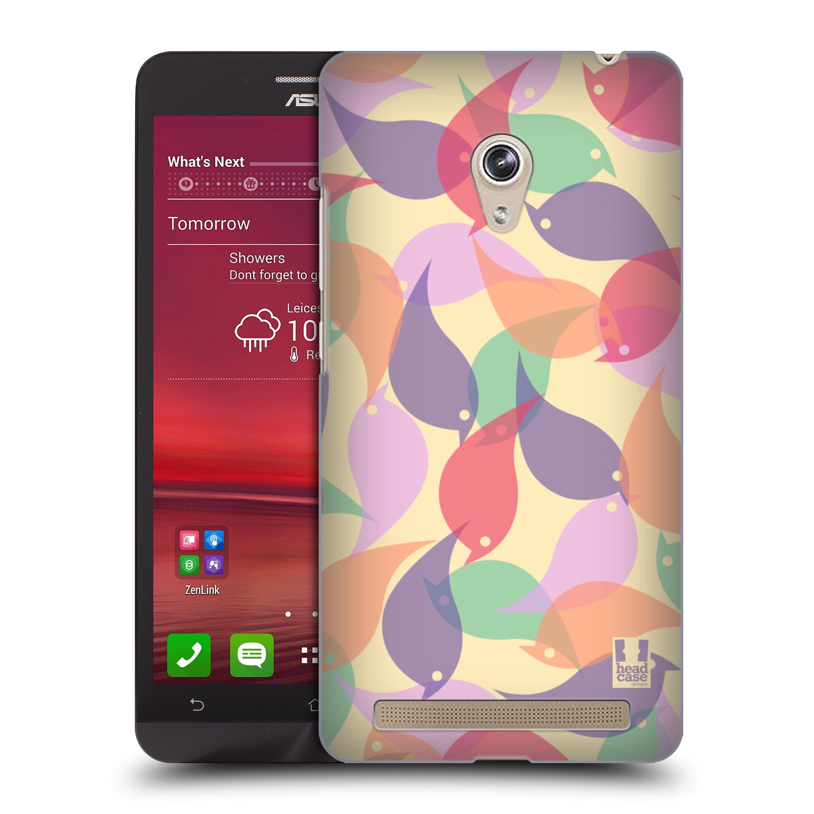 HEAD CASE plastový obal na mobil Asus Zenfone 6 vzor Vzorkovaná malba PTÁČCI