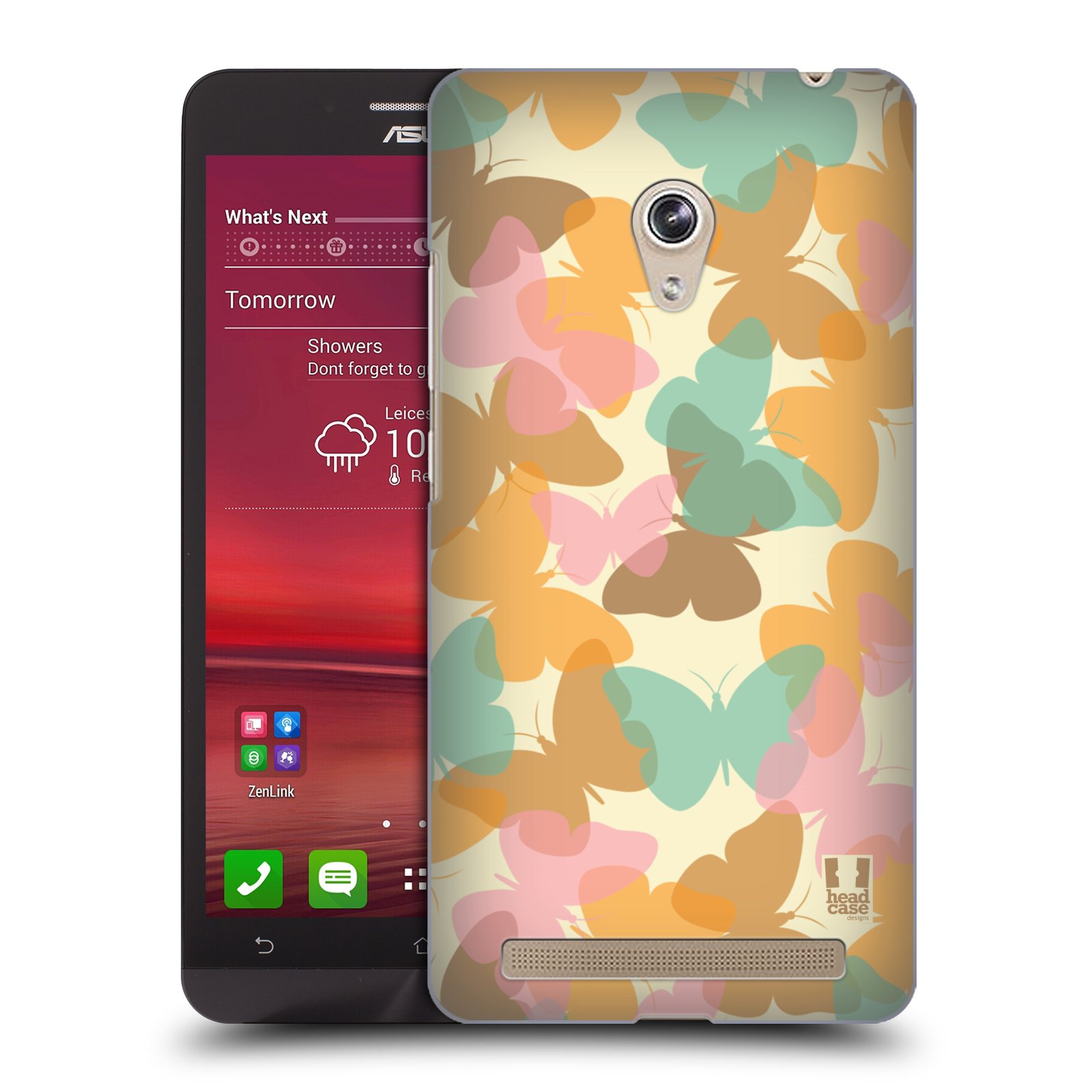 HEAD CASE plastový obal na mobil Asus Zenfone 6 vzor Vzorkovaná malba MOTÝL