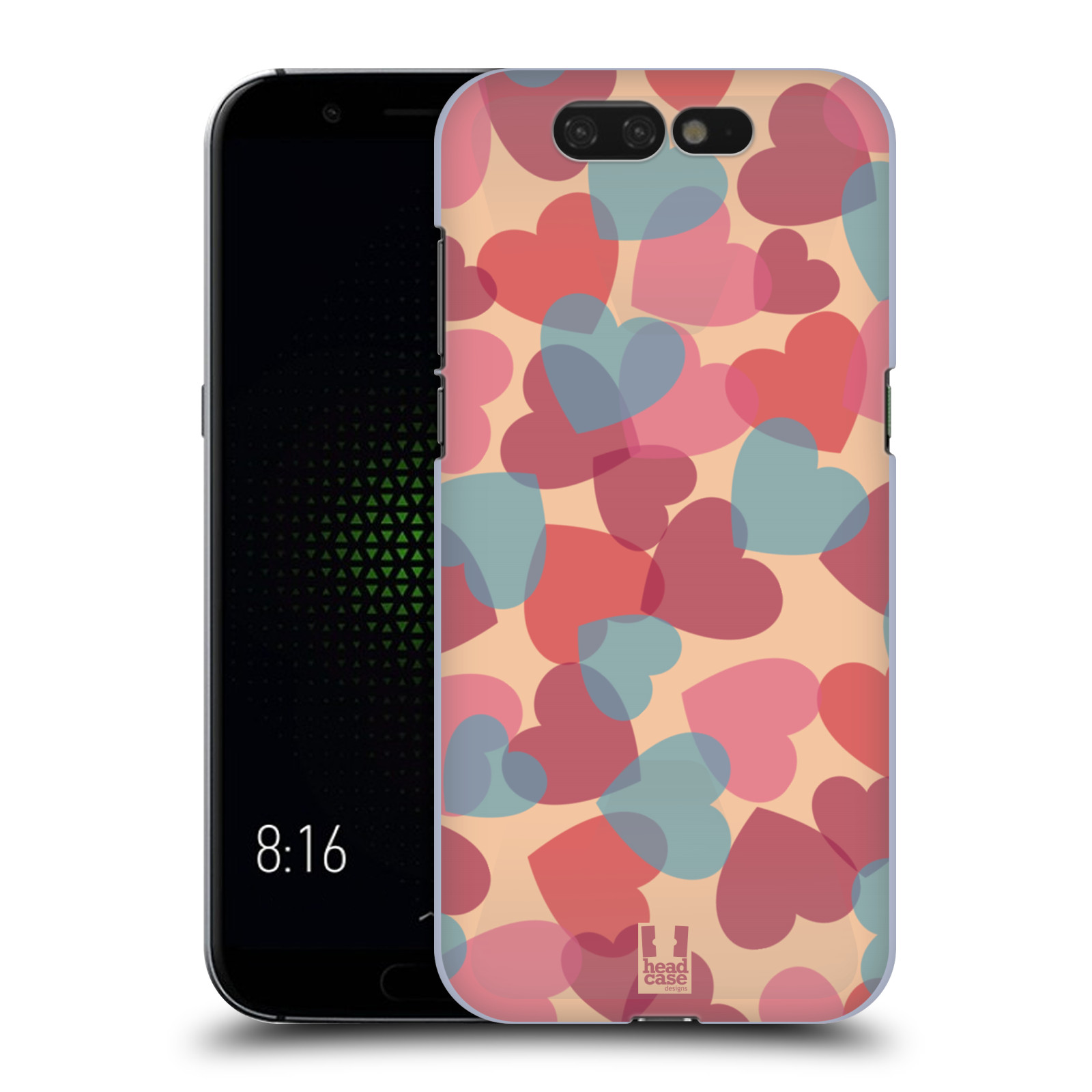 Zadní obal pro mobil Xiaomi Black Shark - HEAD CASE - Růžová srdíčka kreslený vzor