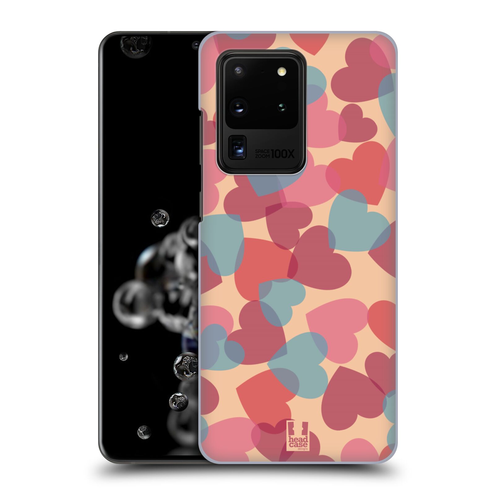 Zadní obal pro mobil Samsung Galaxy S20 ULTRA - HEAD CASE - Růžová srdíčka kreslený vzor
