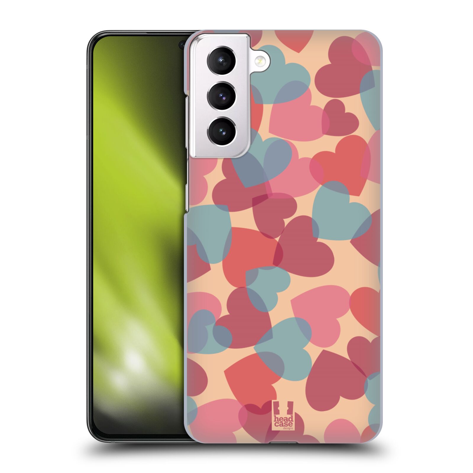 Zadní obal pro mobil Samsung Galaxy S21+ / S21+ 5G - HEAD CASE - Růžová srdíčka kreslený vzor