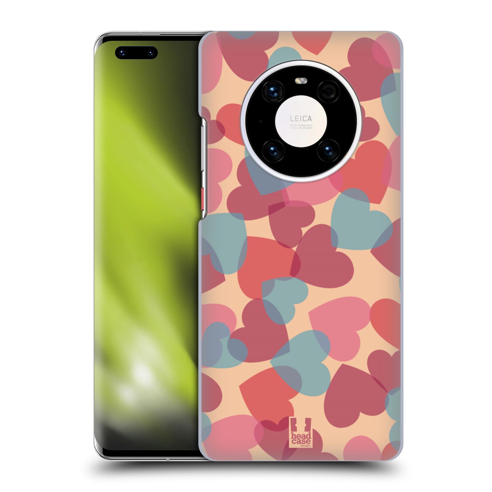 Zadní obal pro mobil Huawei Mate 40 PRO - HEAD CASE - Růžová srdíčka kreslený vzor