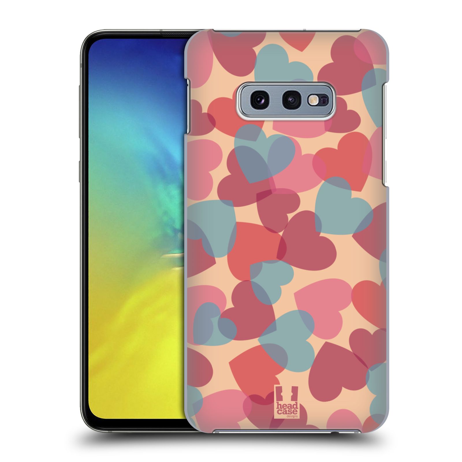 Zadní obal pro mobil Samsung Galaxy S10e - HEAD CASE - Růžová srdíčka kreslený vzor