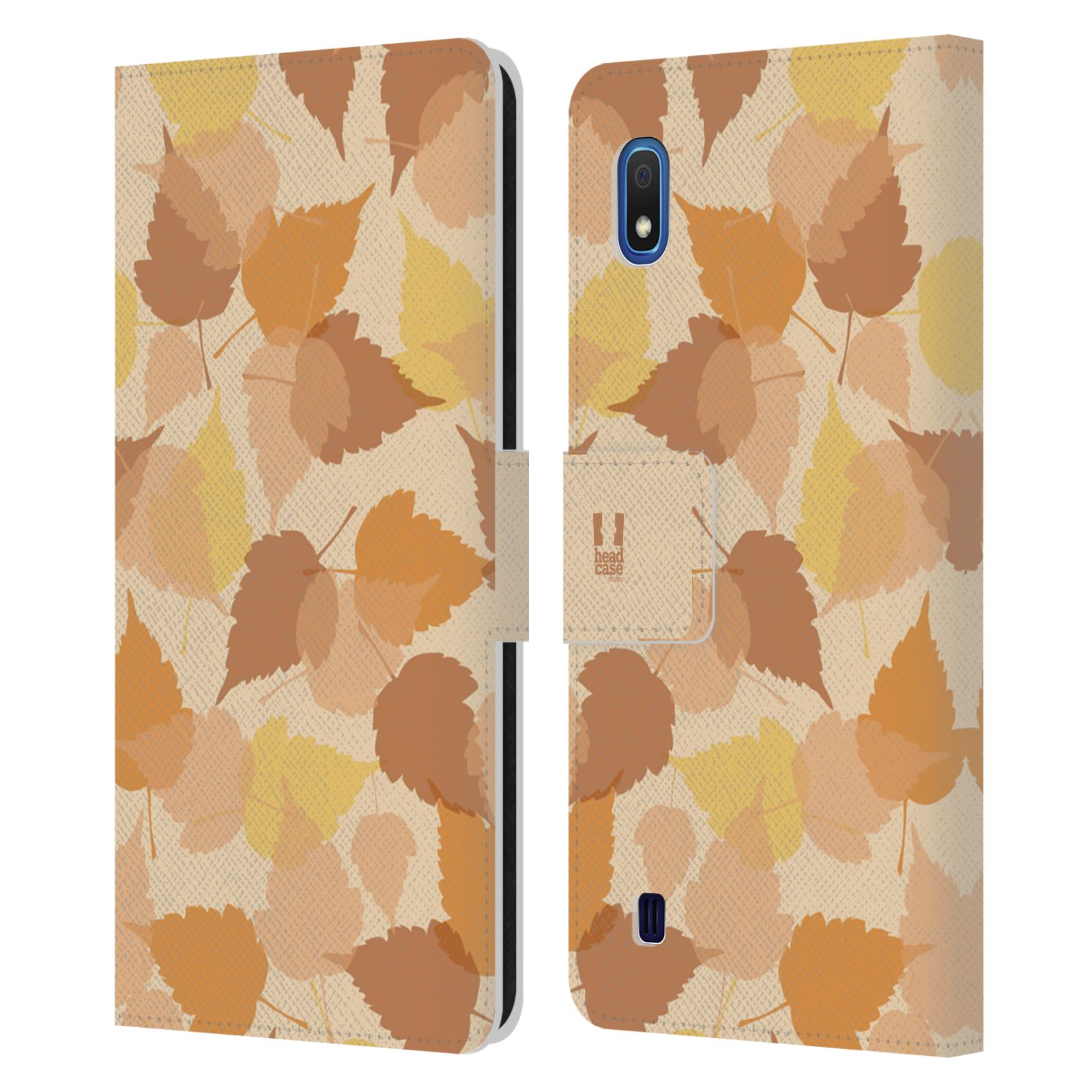 Pouzdro na mobil Samsung Galaxy A10 vzor prolínající se listy podzim