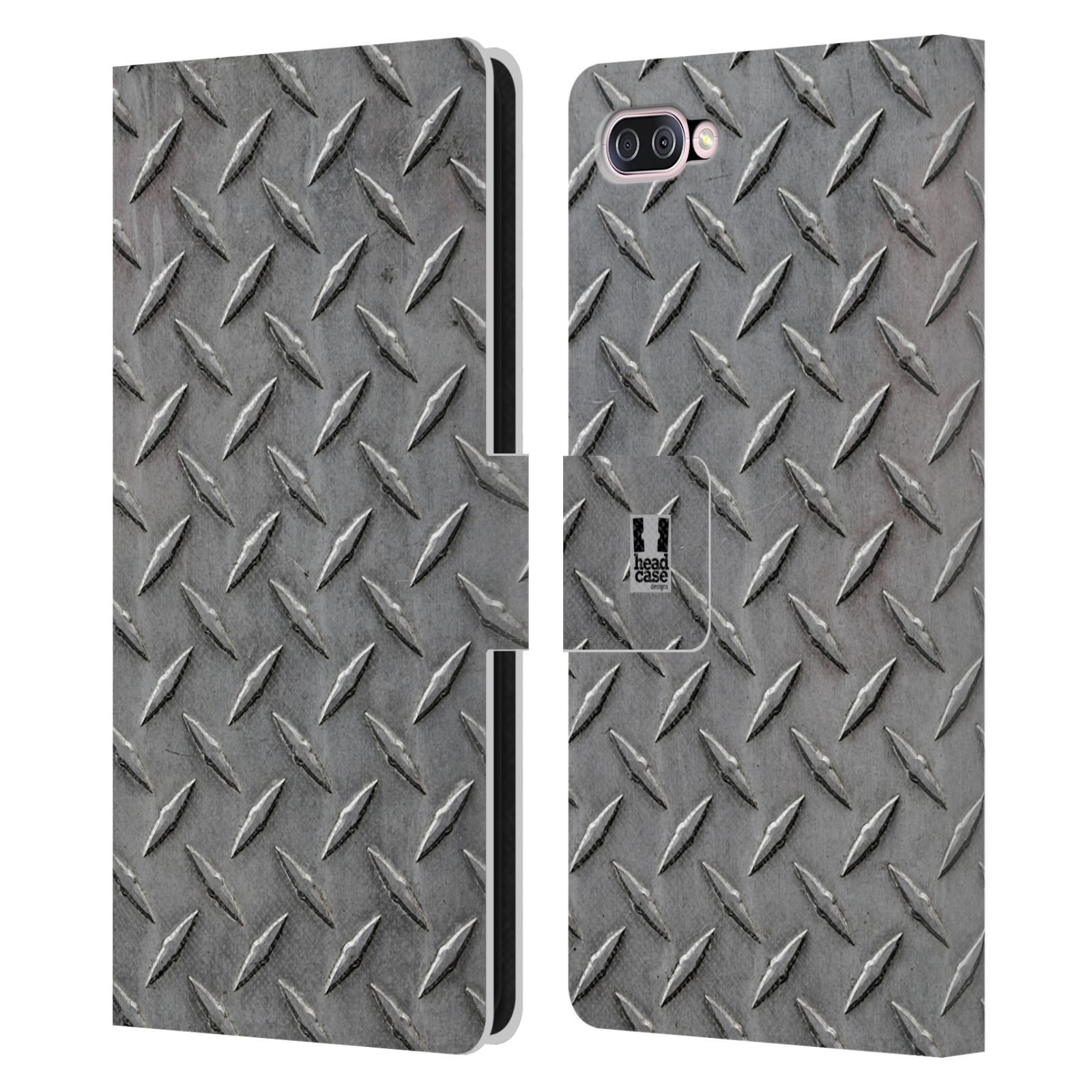 Pouzdro na mobil Asus Zenfone 4 Max (ZC554KL)  - HEAD CASE - Imitace plechu