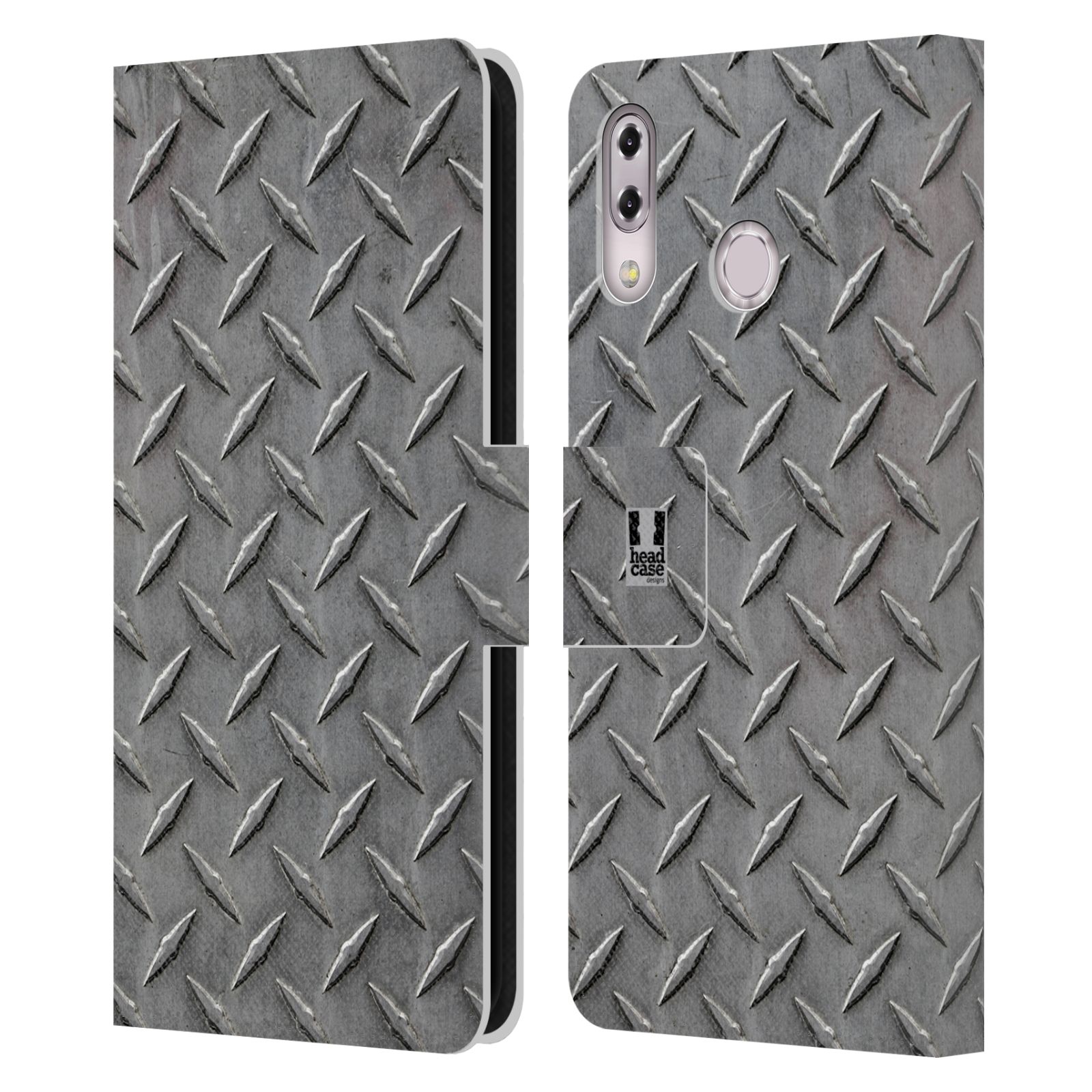 Pouzdro na mobil Asus Zenfone 5z ZS620KL, 5 ZE620KL  - HEAD CASE - Imitace plechu