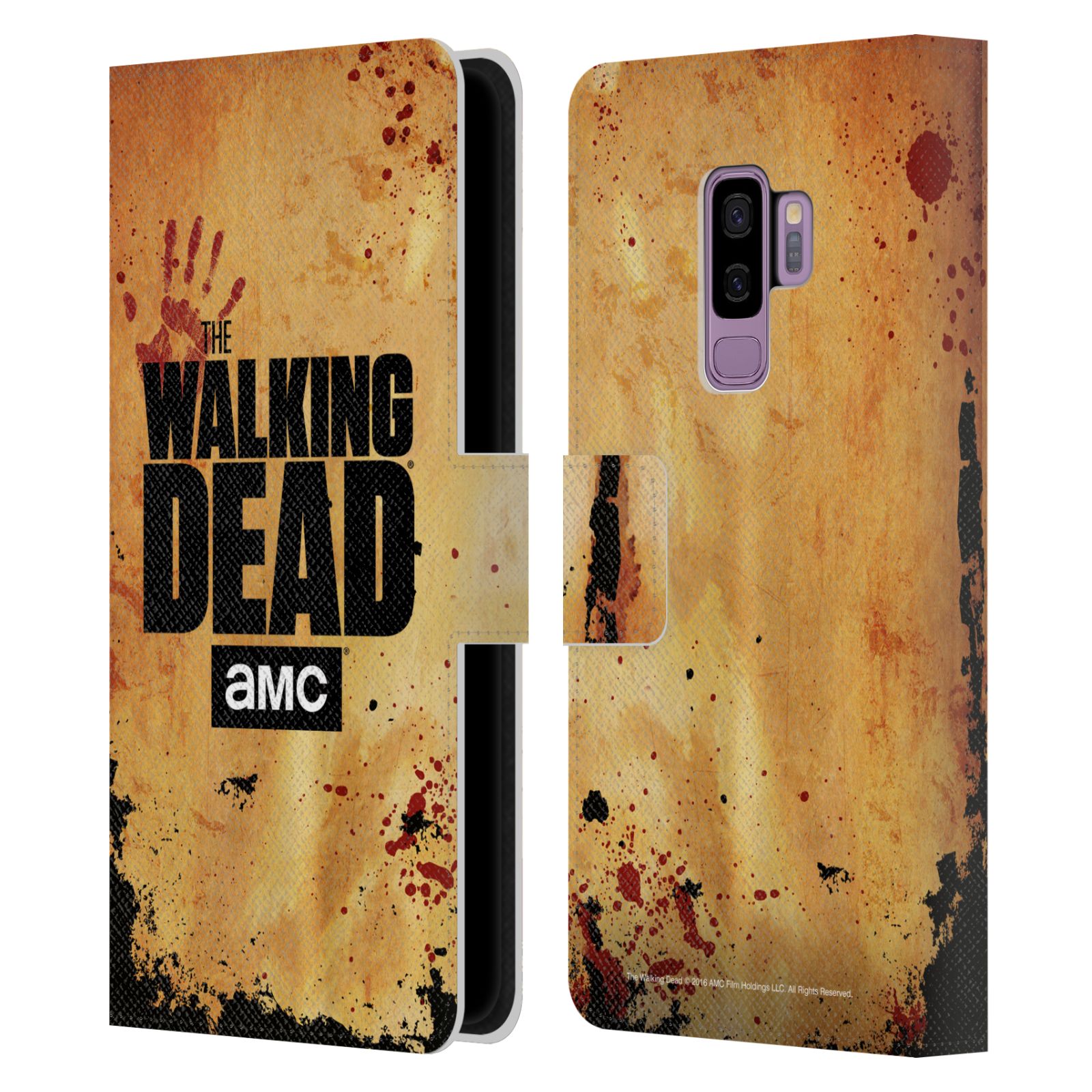 Pouzdro na mobil Samsung Galaxy S9 Plus - Head Case - Walking Dead logo krvavá ruka