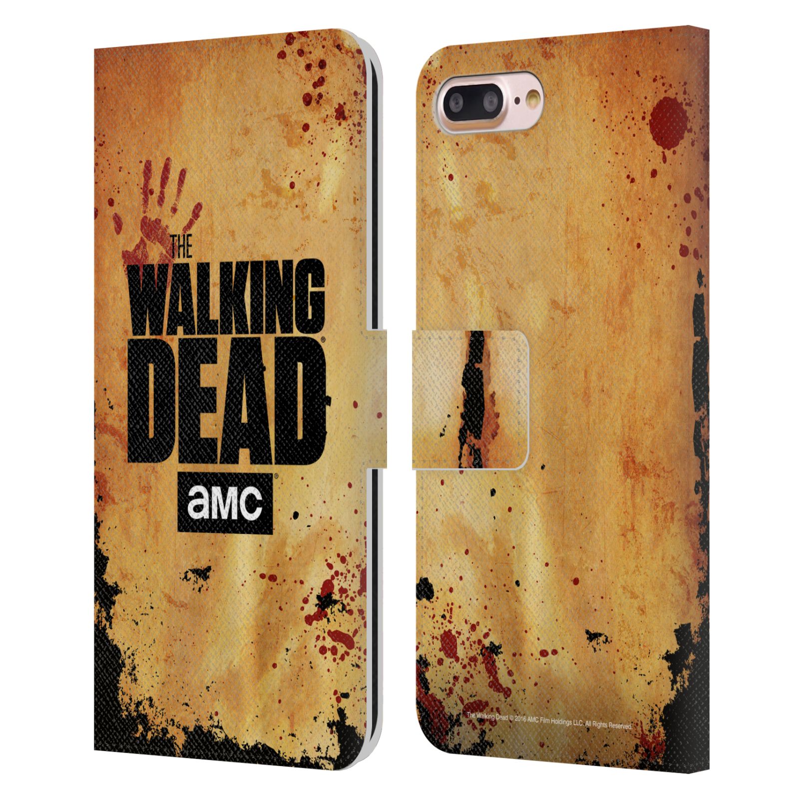 Pouzdro na mobil Apple Iphone 7 Plus / 8 Plus - Head Case - Walking Dead logo krvavá ruka