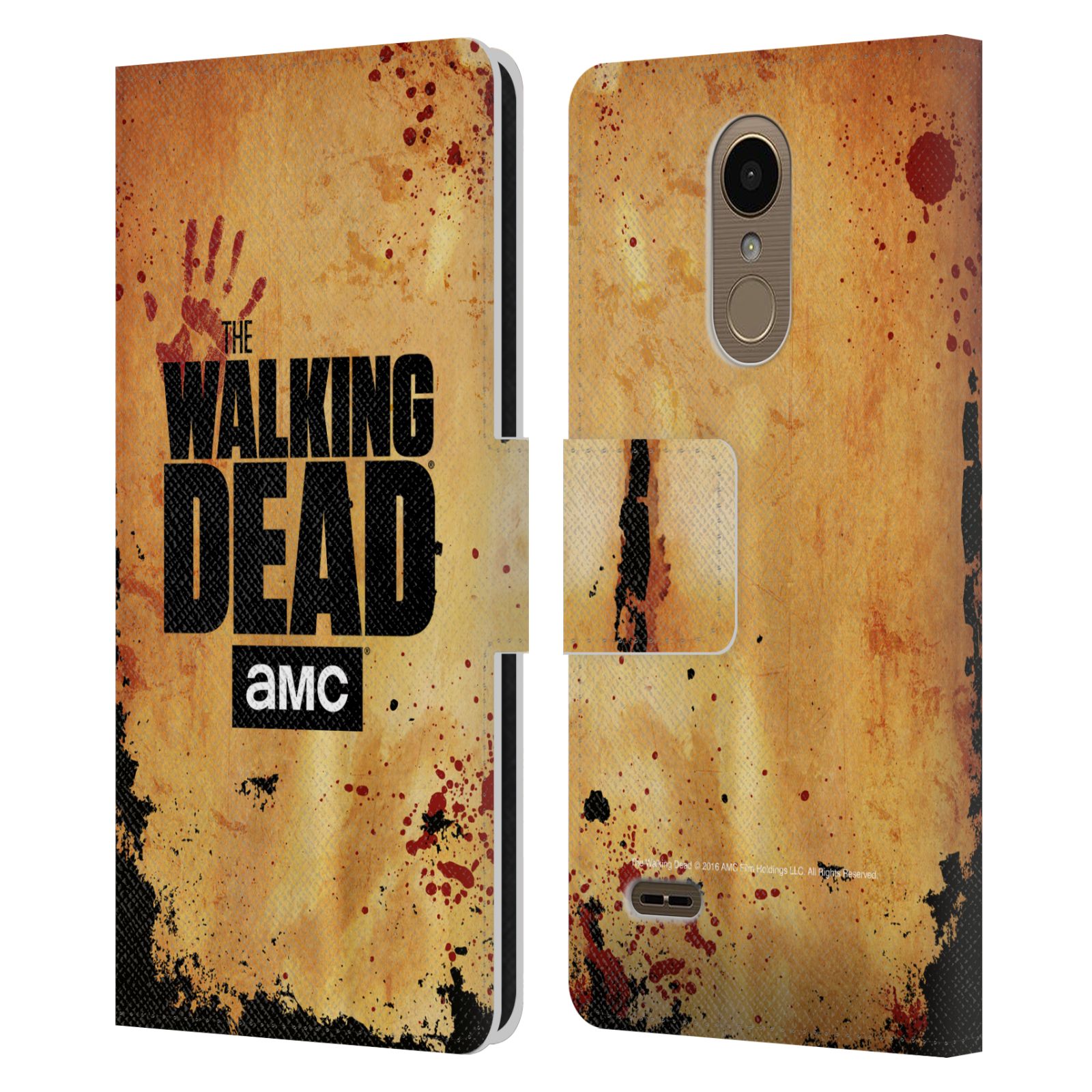Pouzdro na mobil LG K4 2017 - Head Case - Walking Dead logo krvavá ruka