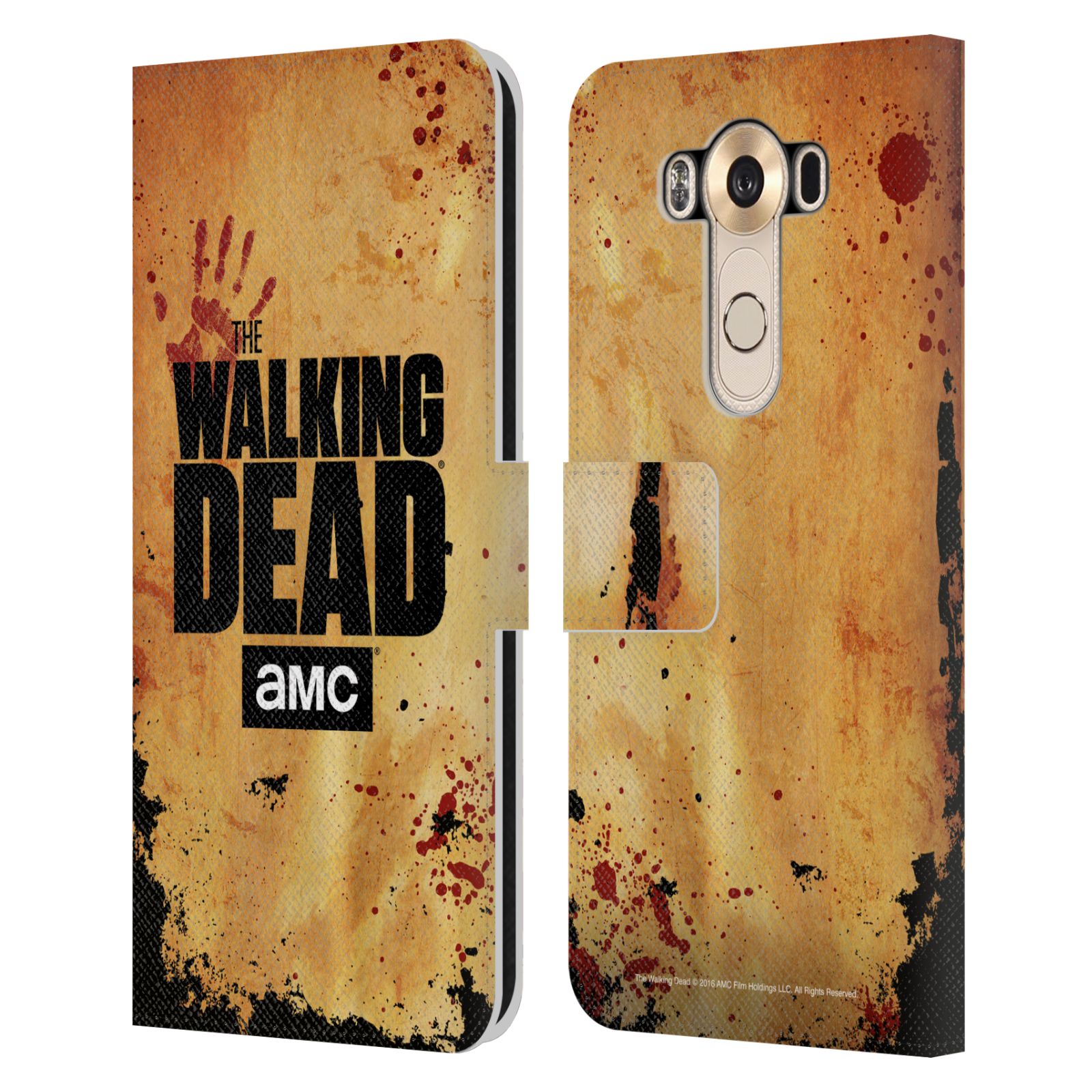 Pouzdro na mobil LG V10 - Head Case - Walking Dead logo krvavá ruka