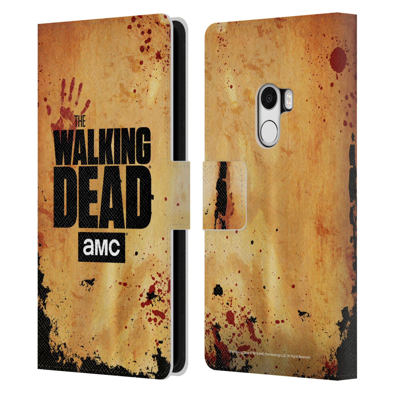 Pouzdro na mobil Xiaomi Mi Mix - Head Case - Walking Dead logo krvavá ruka