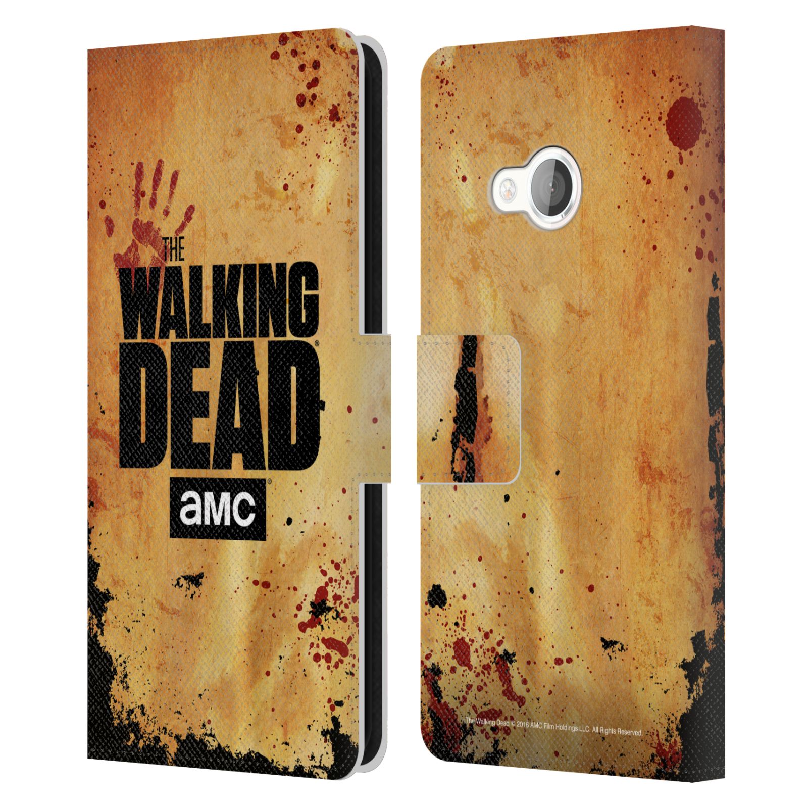 Pouzdro na mobil HTC U Play - Head Case - Walking Dead logo krvavá ruka