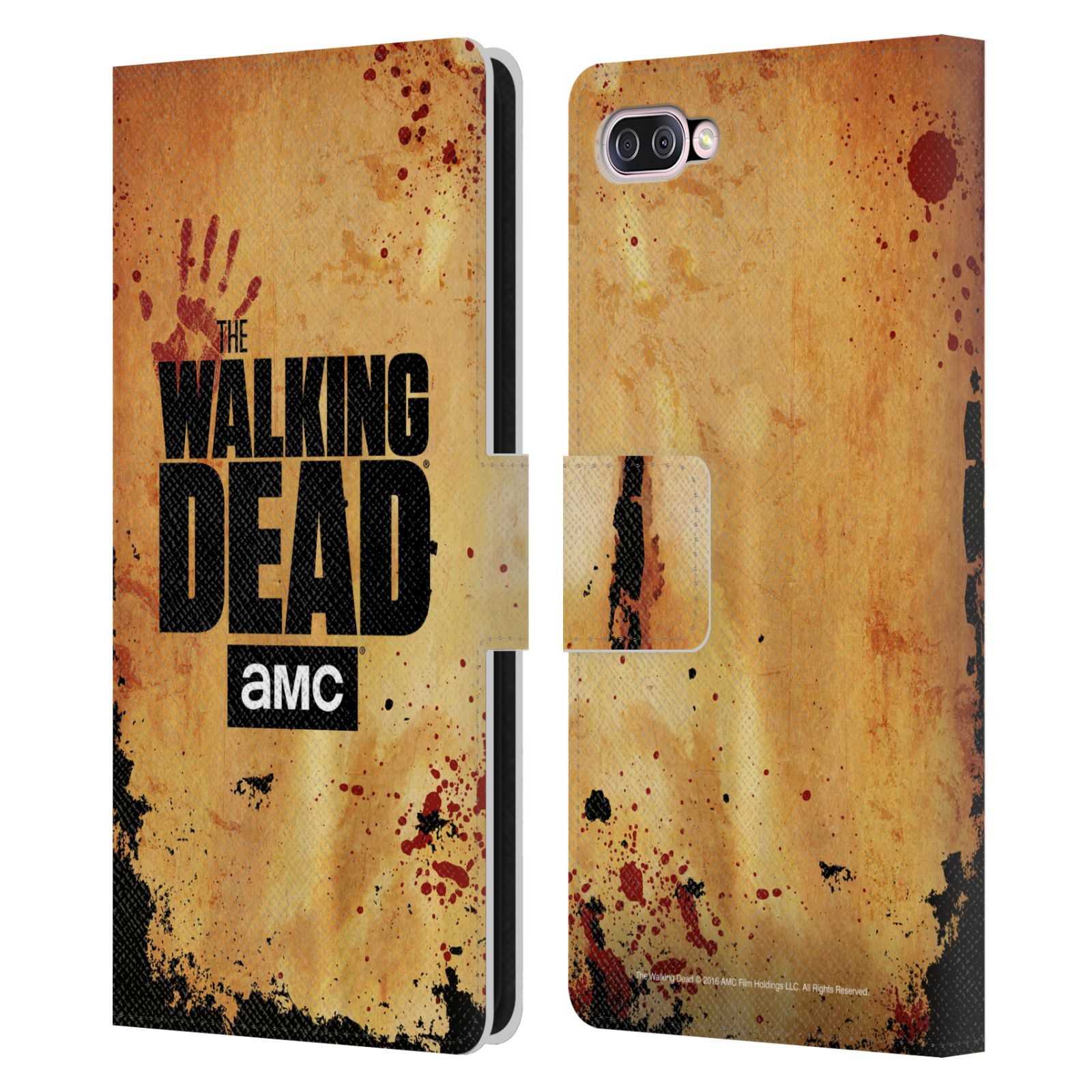 Pouzdro na mobil Asus Zenfone 4 Max ZC554KL - Head Case - Walking Dead logo krvavá ruka