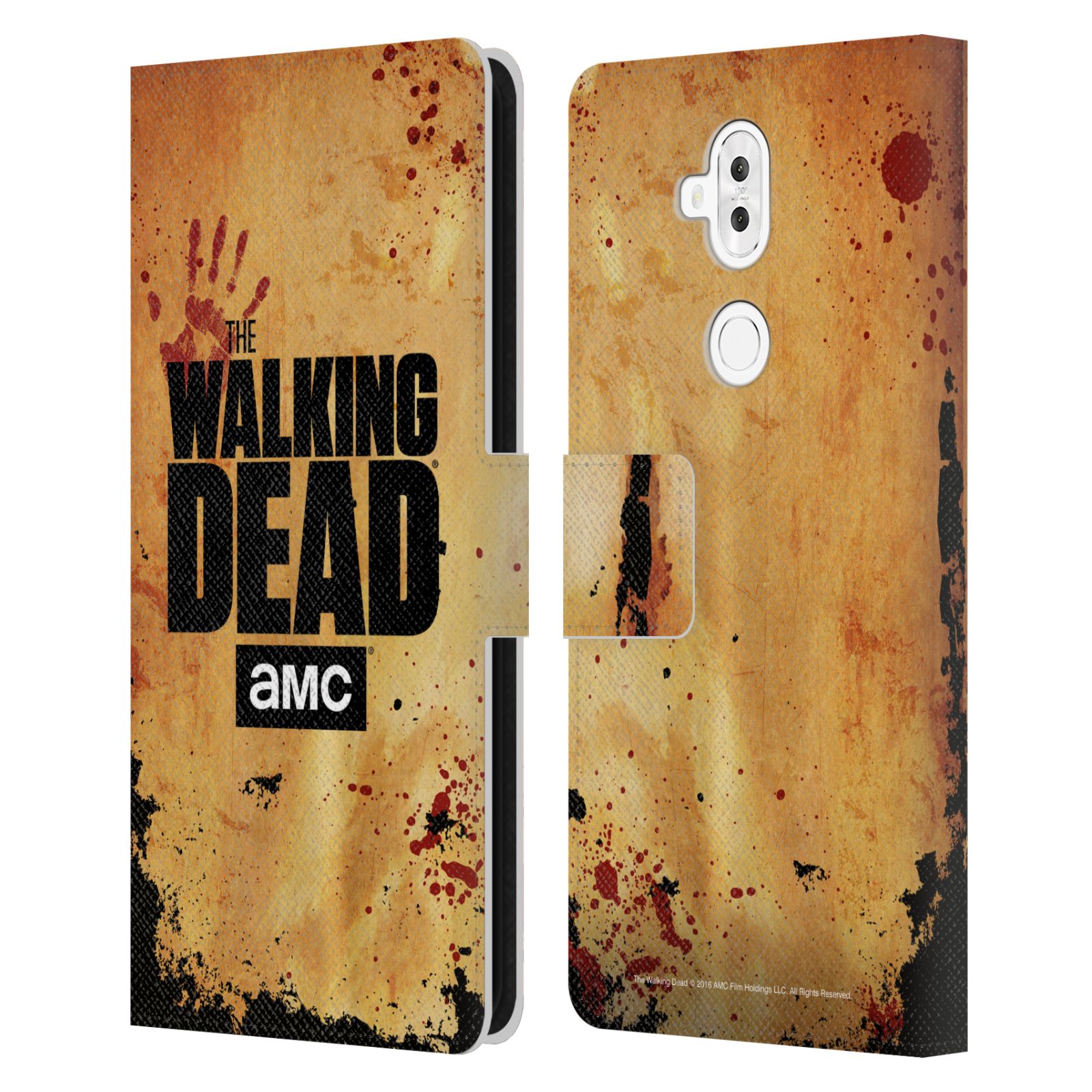 Pouzdro na mobil Asus Zenfone 5 ZC600KL - Head Case - Walking Dead logo krvavá ruka