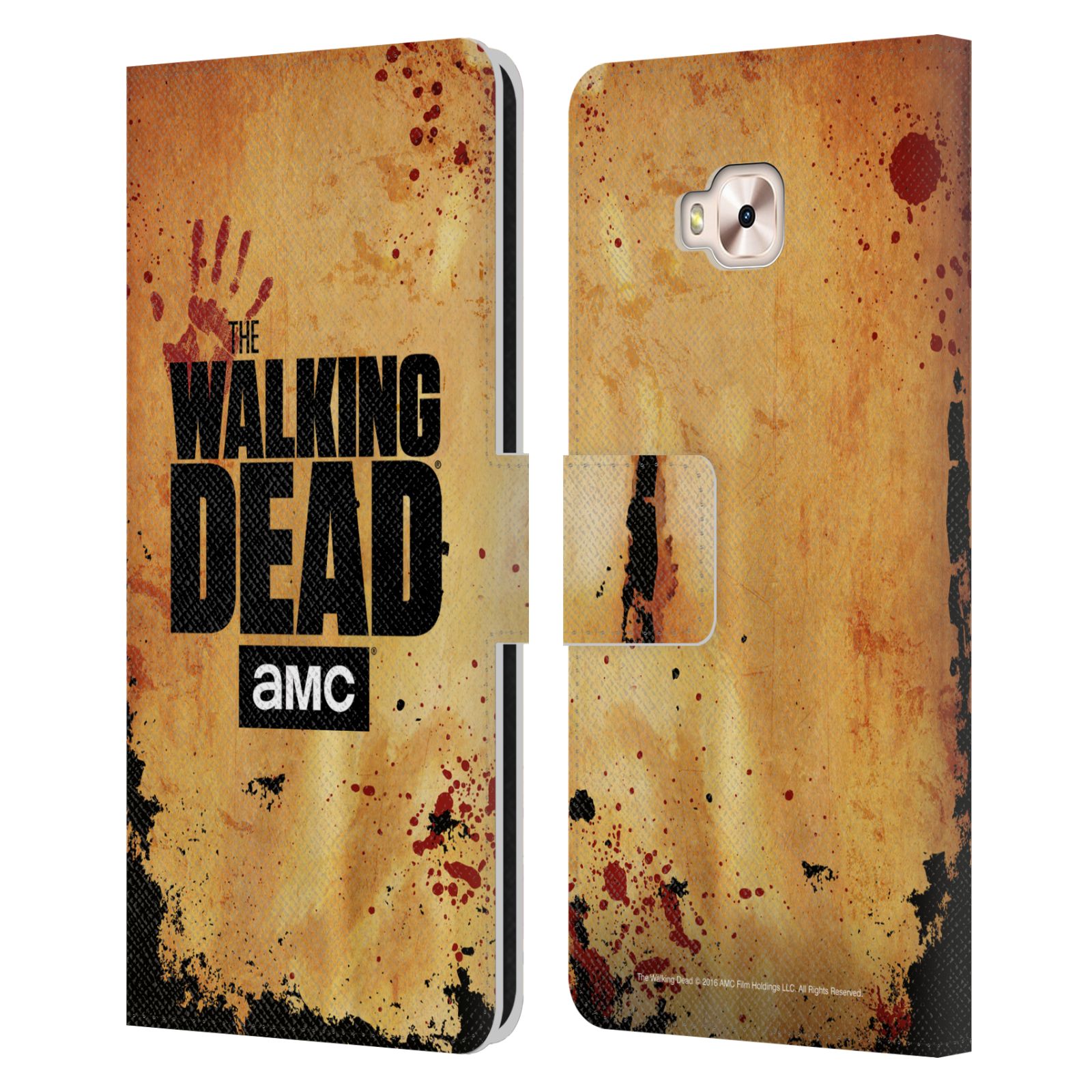 Pouzdro na mobil Asus Zenfone 4 Selfie Pro ZD552KL - Head Case - Walking Dead logo krvavá ruka