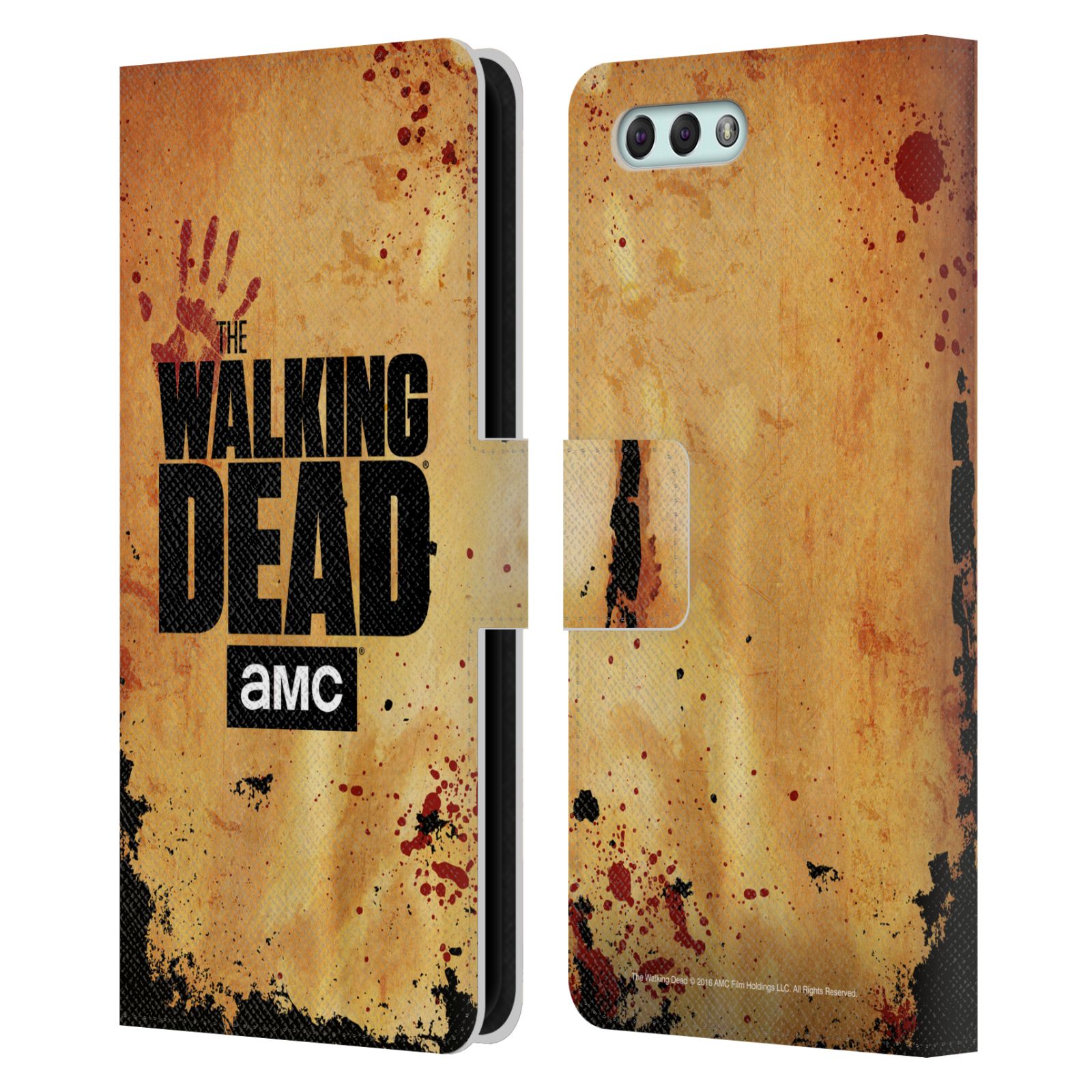 Pouzdro na mobil Asus Zenfone 4 ZE554KL - Head Case - Walking Dead logo krvavá ruka