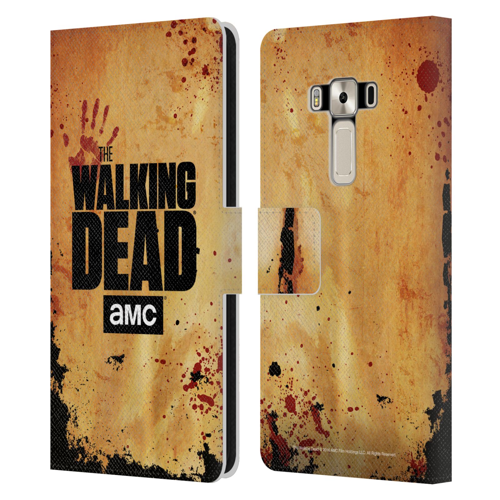 Pouzdro na mobil Asus Zenfone 3 Deluxe ZS570KL - Head Case - Walking Dead logo krvavá ruka