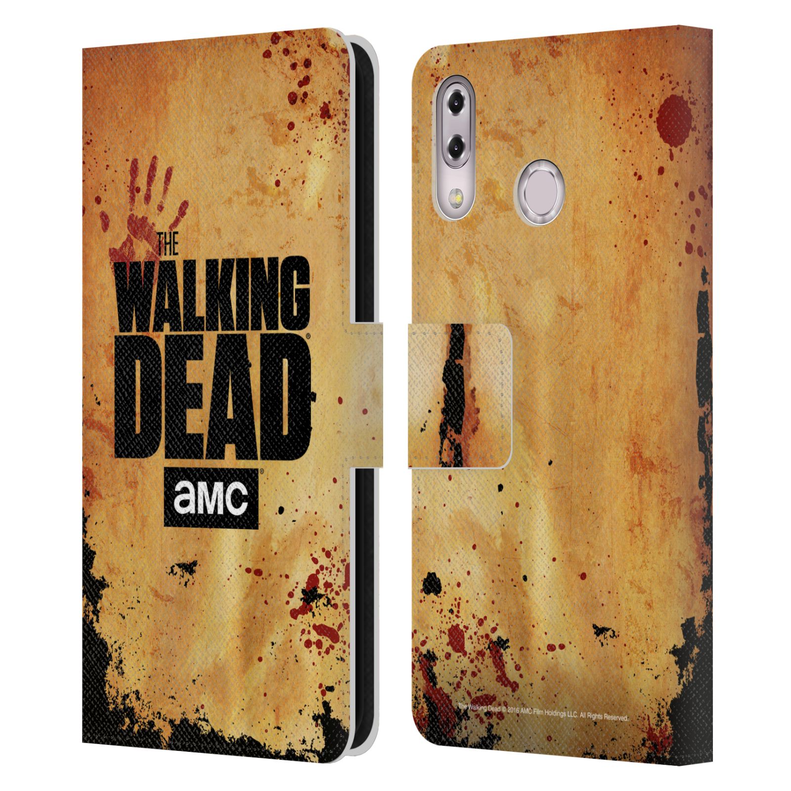 Pouzdro na mobil Asus Zenfone 5z ZS620KL / 5 ZE620KL - Head Case - Walking Dead logo krvavá ruka