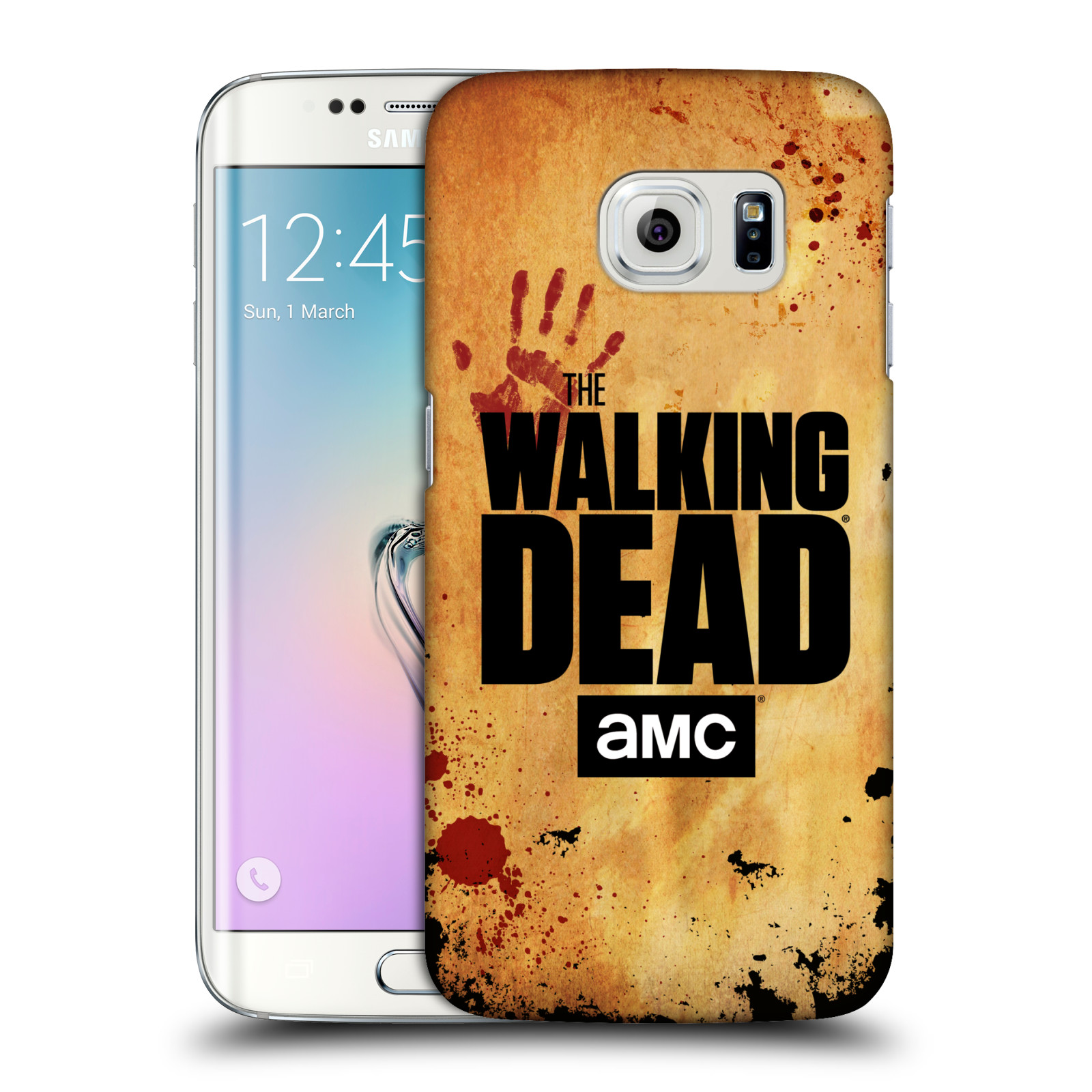 Pouzdro na mobil Samsung Galaxy S6 EDGE - HEAD CASE - Živí Mrtví Logo