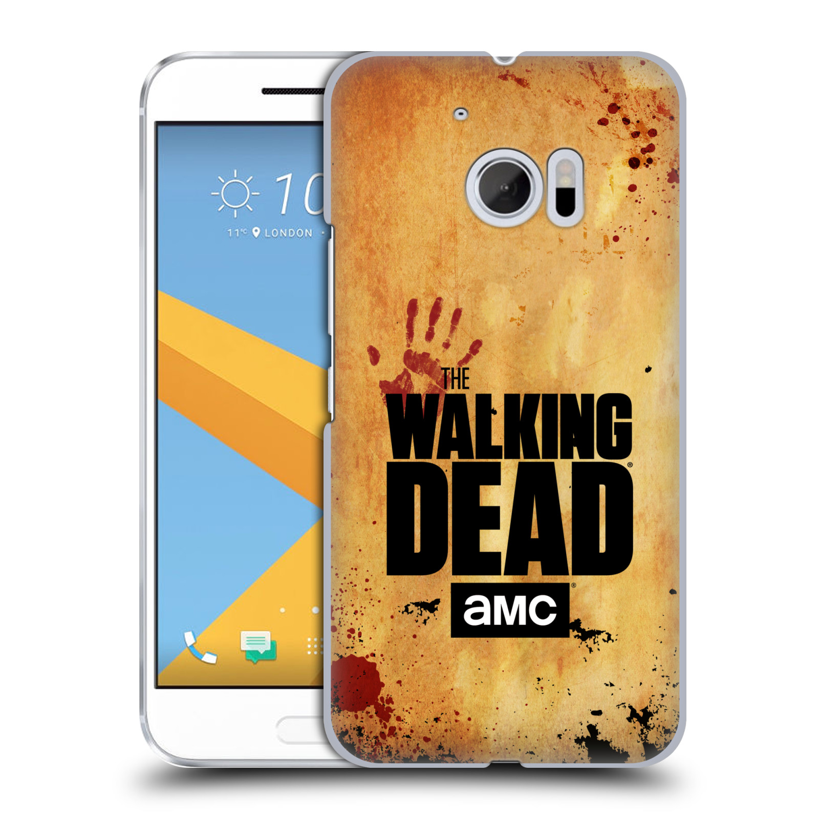Pouzdro na mobil HTC 10 - HEAD CASE - Živí Mrtví Logo