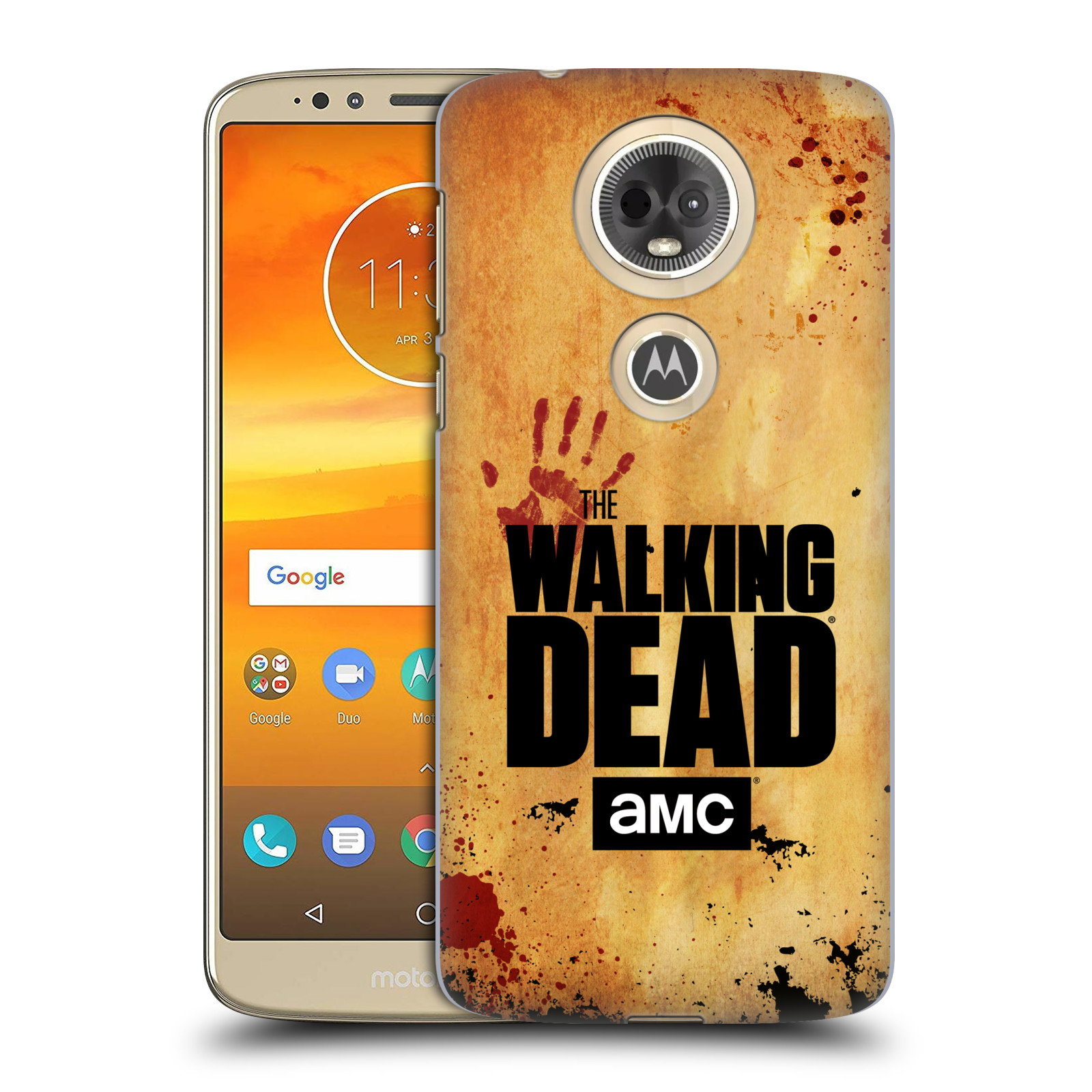 Pouzdro na mobil Motorola Moto E5 PLUS - HEAD CASE - Živí Mrtví Logo