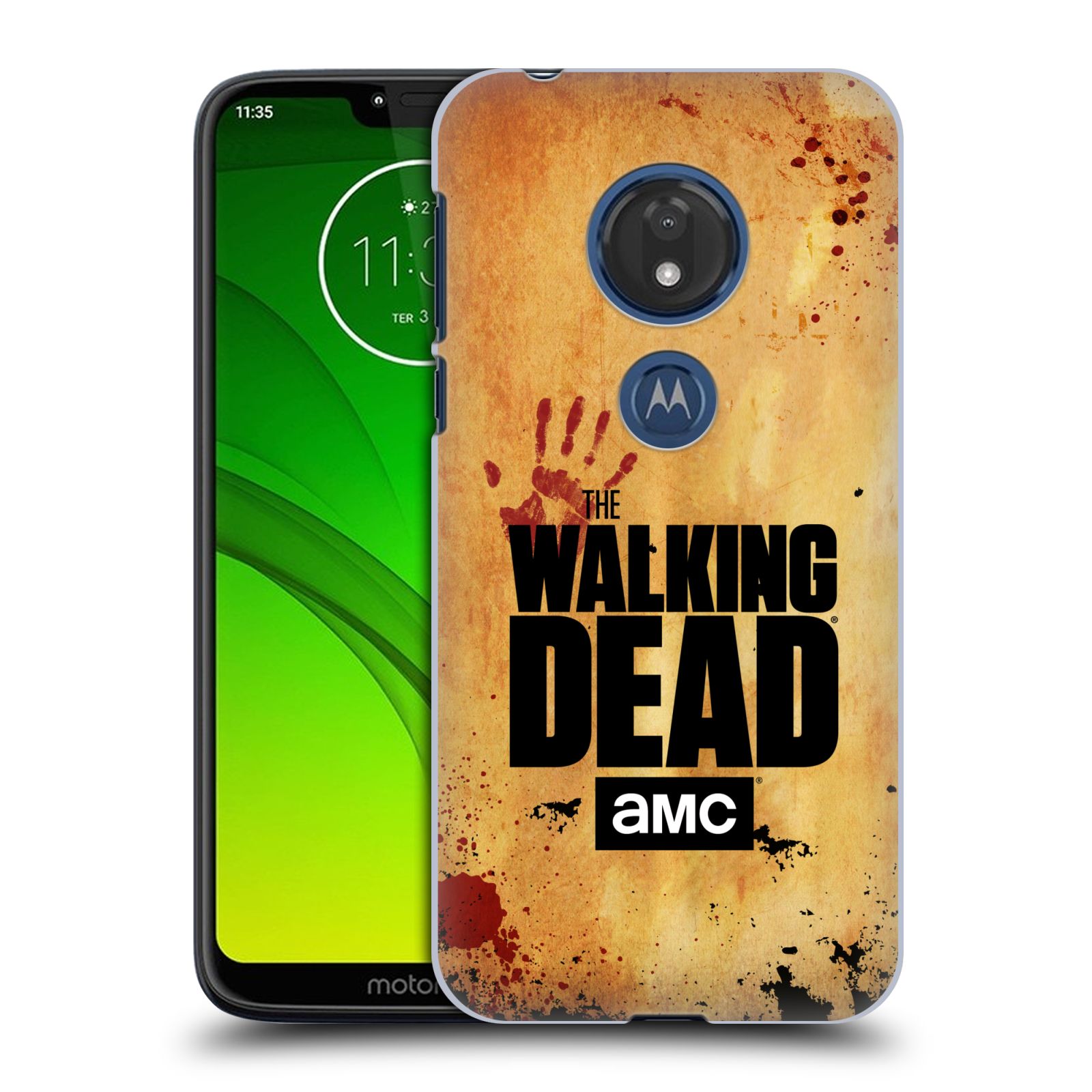 Pouzdro na mobil Motorola Moto G7 Play - HEAD CASE - Živí Mrtví Logo