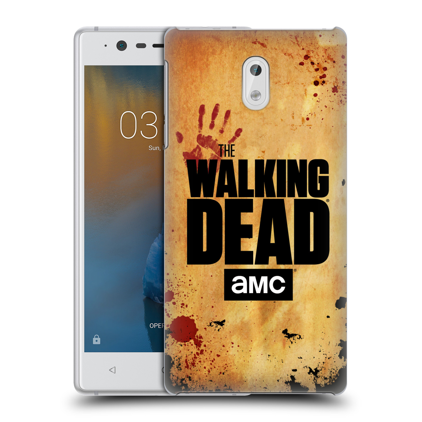 Pouzdro na mobil Nokia 3 - HEAD CASE - Živí Mrtví Logo