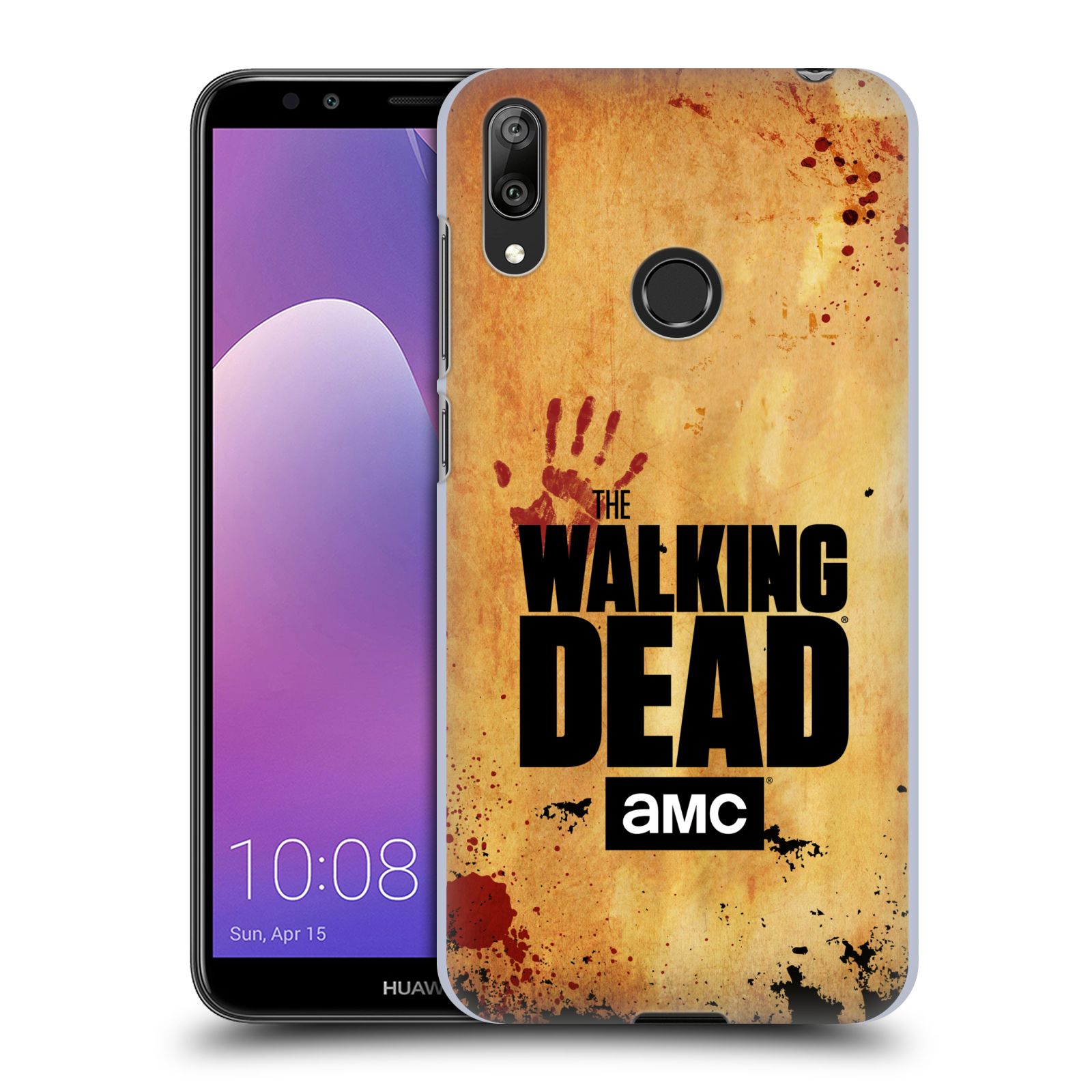 Pouzdro na mobil Huawei Y7 2019 - HEAD CASE - Živí Mrtví Logo