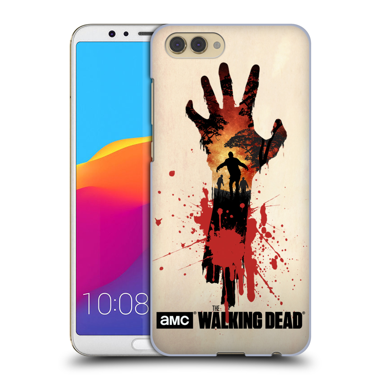 Pouzdro na mobil HONOR View 10 / V10 - HEAD CASE - Živí Mrtví silueta ruky