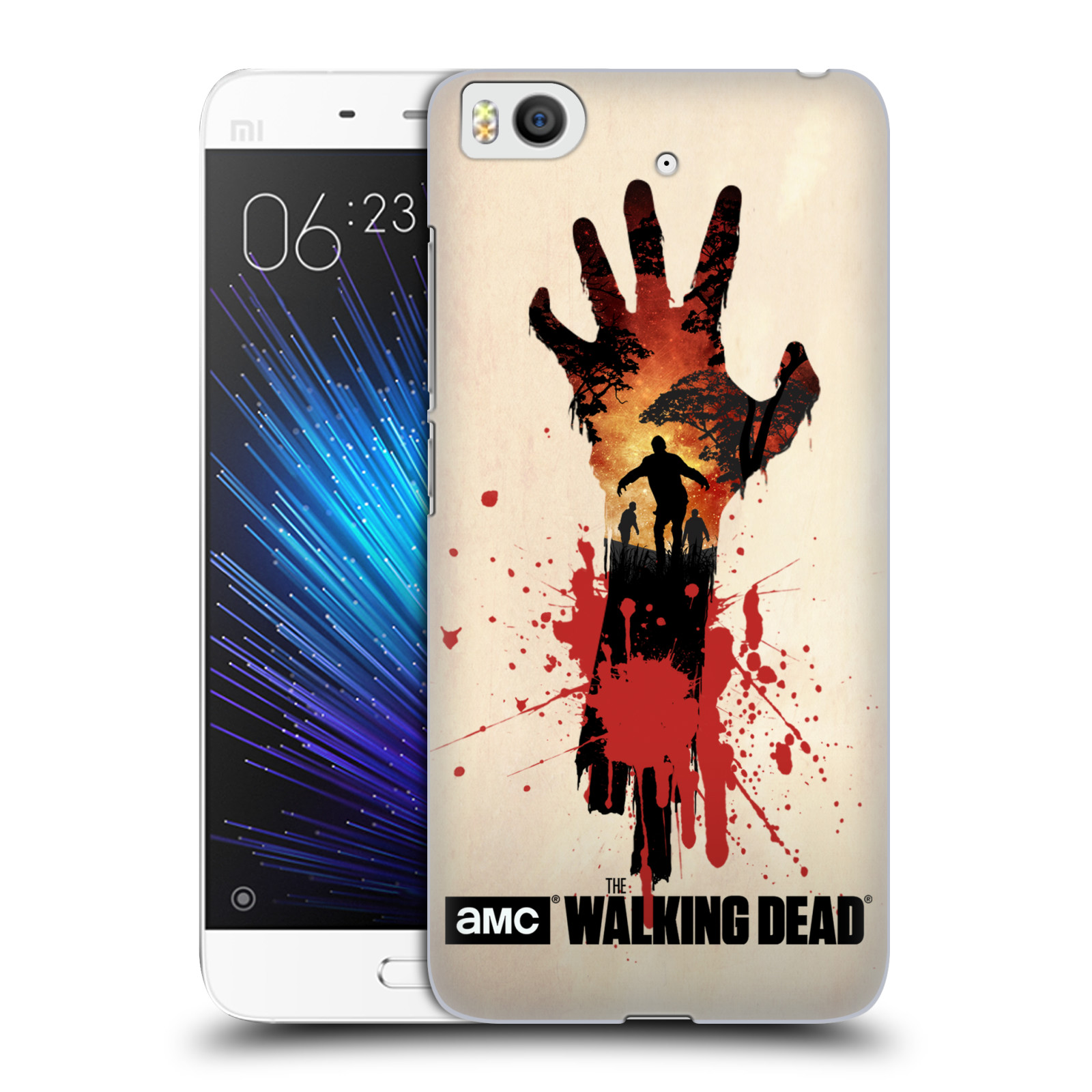 Pouzdro na mobil Xiaomi Mi5s - HEAD CASE - Živí Mrtví silueta ruky