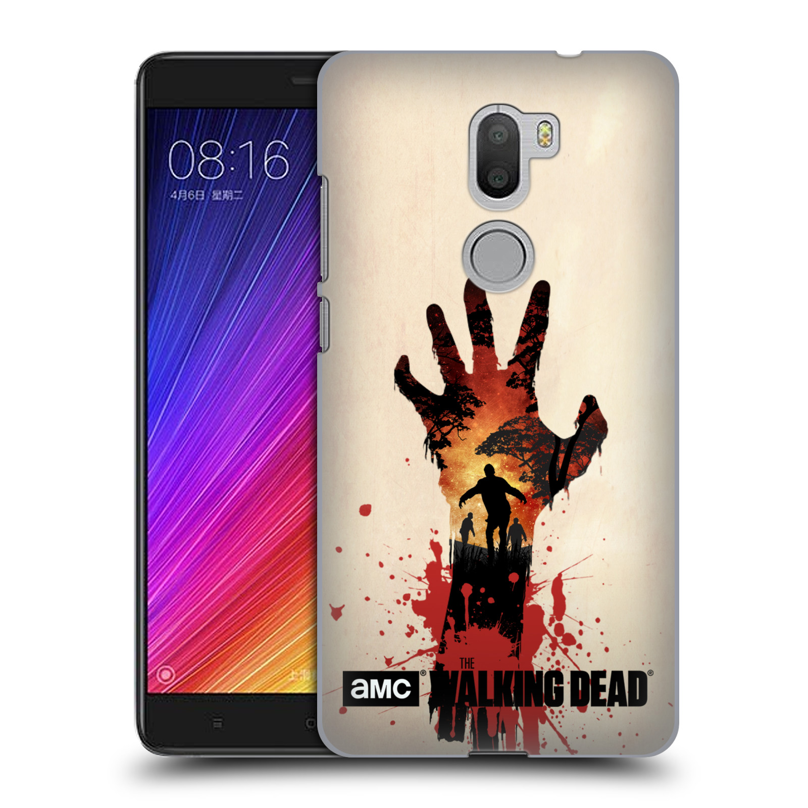 Pouzdro na mobil Xiaomi Mi5s PLUS - HEAD CASE - Živí Mrtví silueta ruky