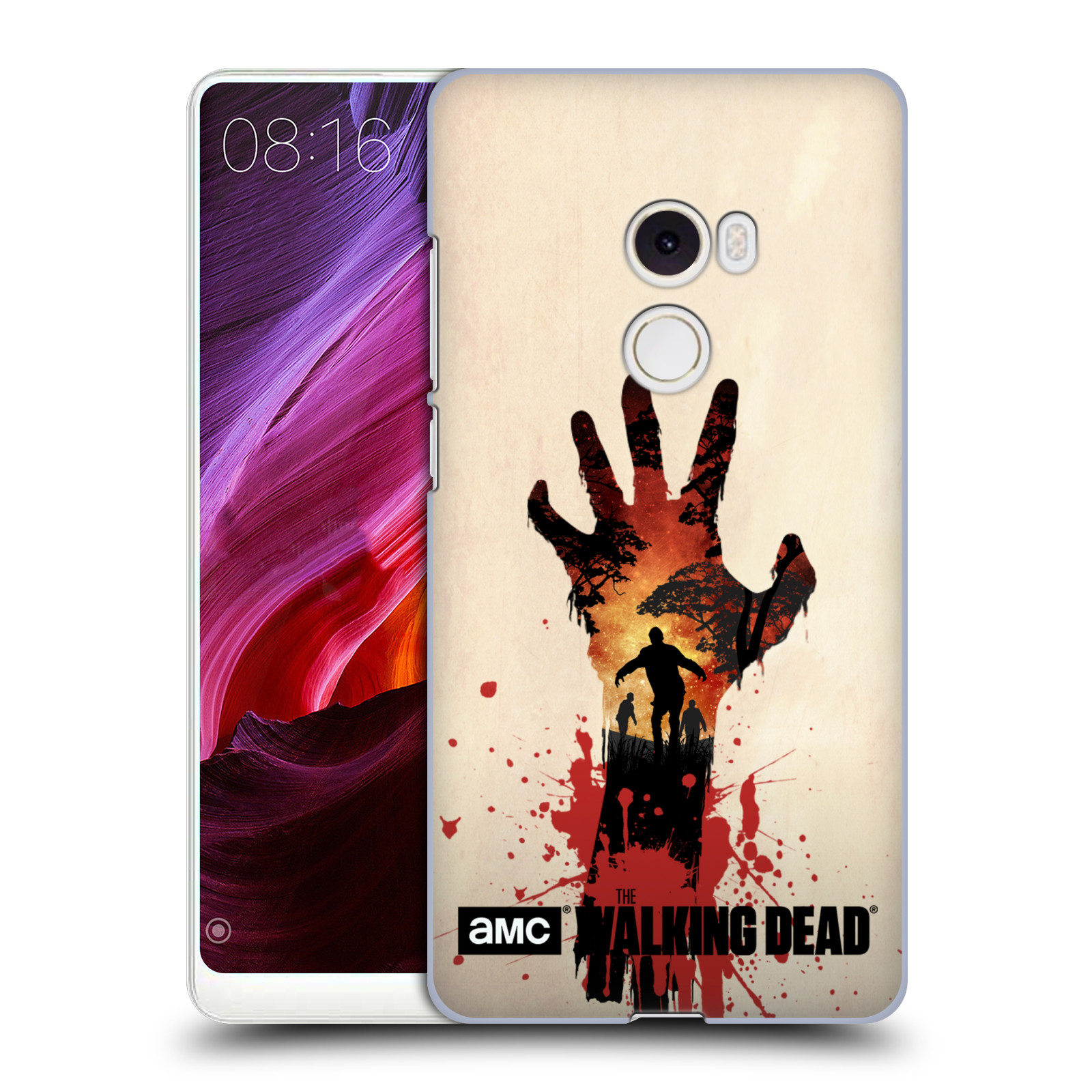 Pouzdro na mobil Xiaomi Mi Mix 2 - HEAD CASE - Živí Mrtví silueta ruky