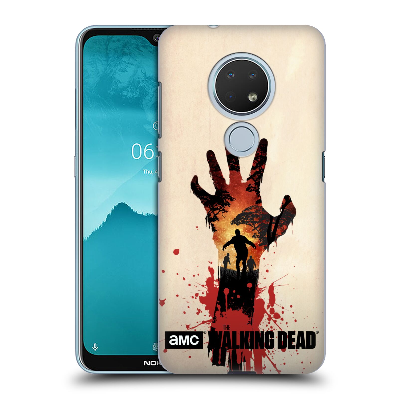 Pouzdro na mobil Nokia 6.2 - HEAD CASE - Živí Mrtví silueta ruky