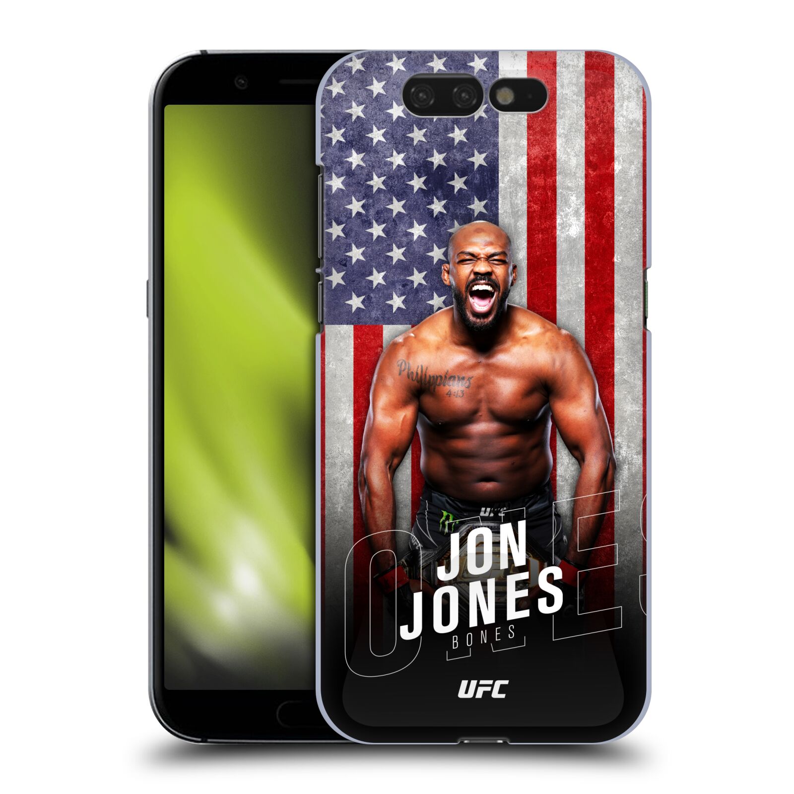 Obal na mobil Xiaomi Black Shark - HEAD CASE - Jon Jones - UFC USA Vlajka