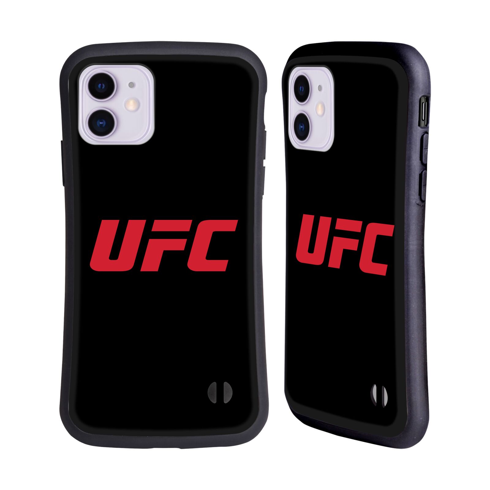 Odolný zadní obal pro mobil Apple Iphone 11 - HEAD CASE - UFC - Červený nadpis