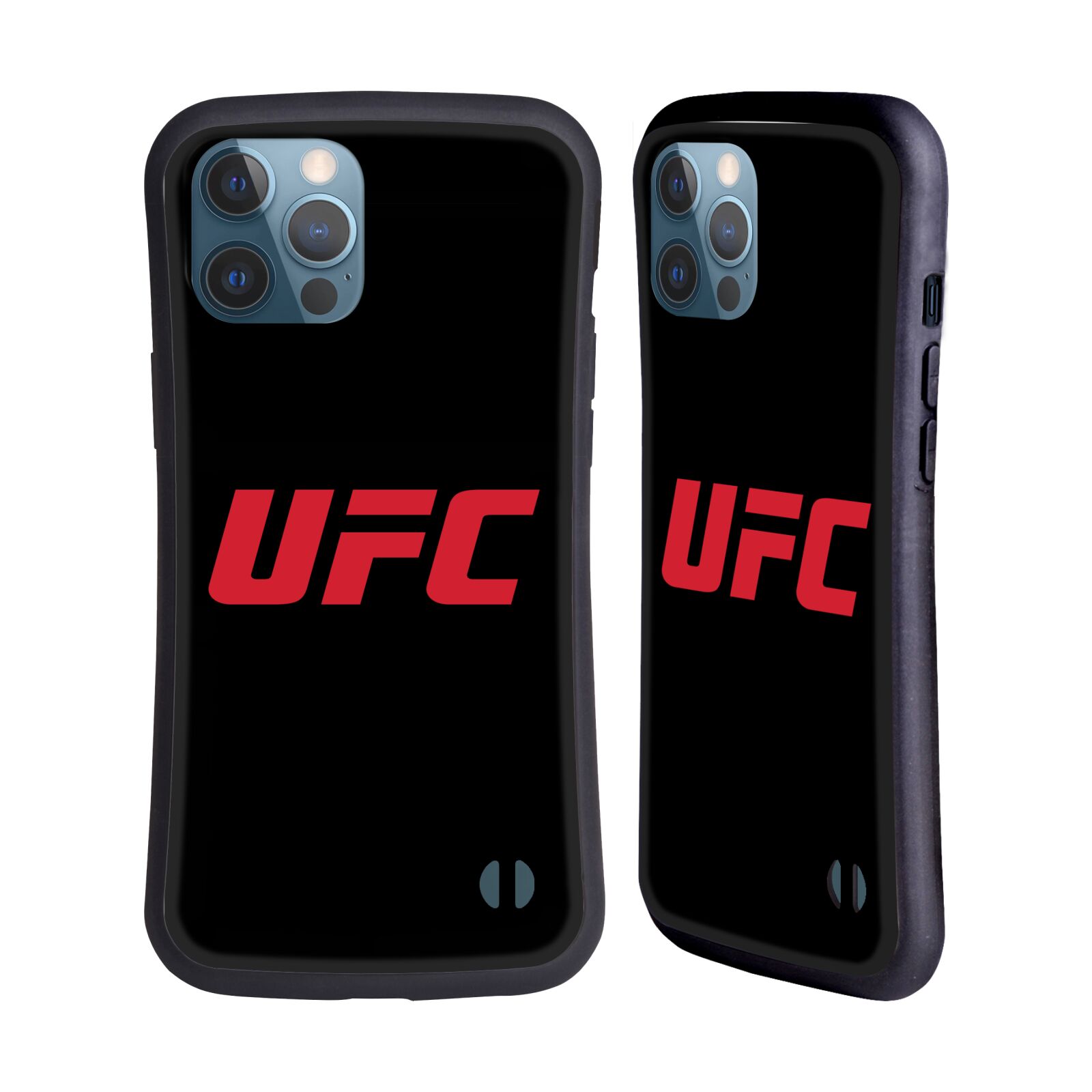 Odolný zadní obal pro mobil Apple iPhone 12 PRO MAX - HEAD CASE - UFC - Červený nadpis