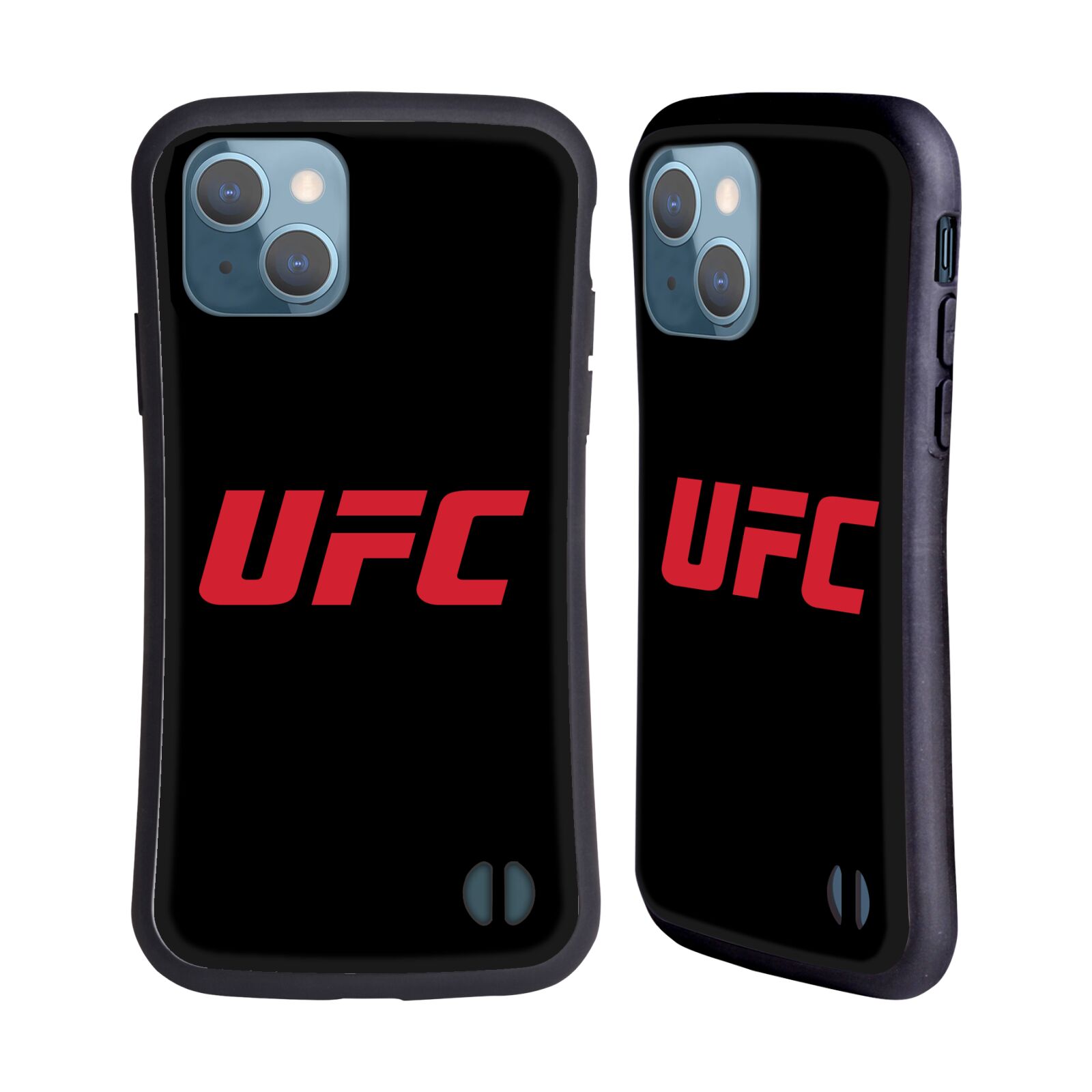 Odolný zadní obal pro mobil Apple iPhone 13 - HEAD CASE - UFC - Červený nadpis