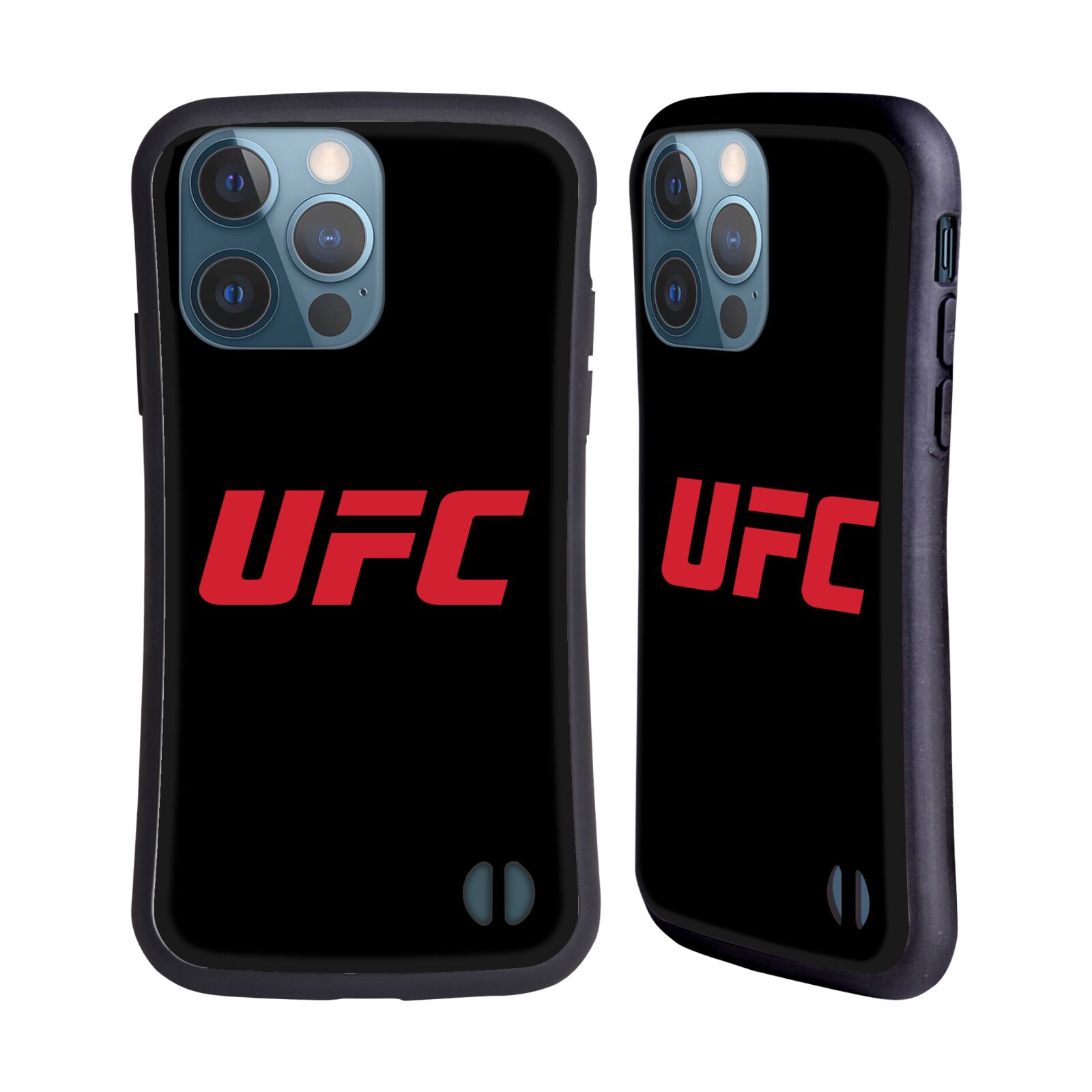 Odolný zadní obal pro mobil Apple iPhone 13 PRO - HEAD CASE - UFC - Červený nadpis