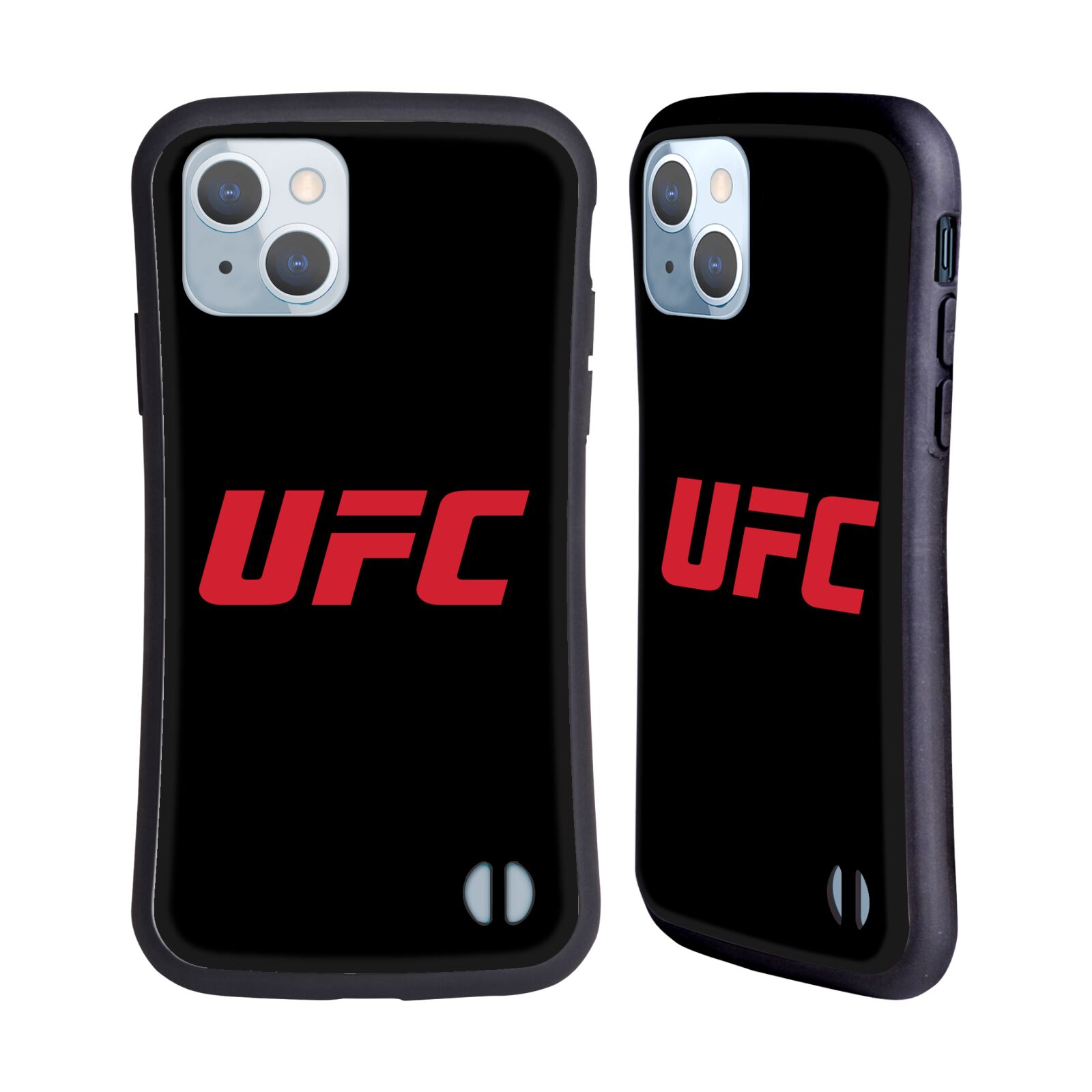 Odolný zadní obal pro mobil Apple iPhone 14 - HEAD CASE - UFC - Červený nadpis
