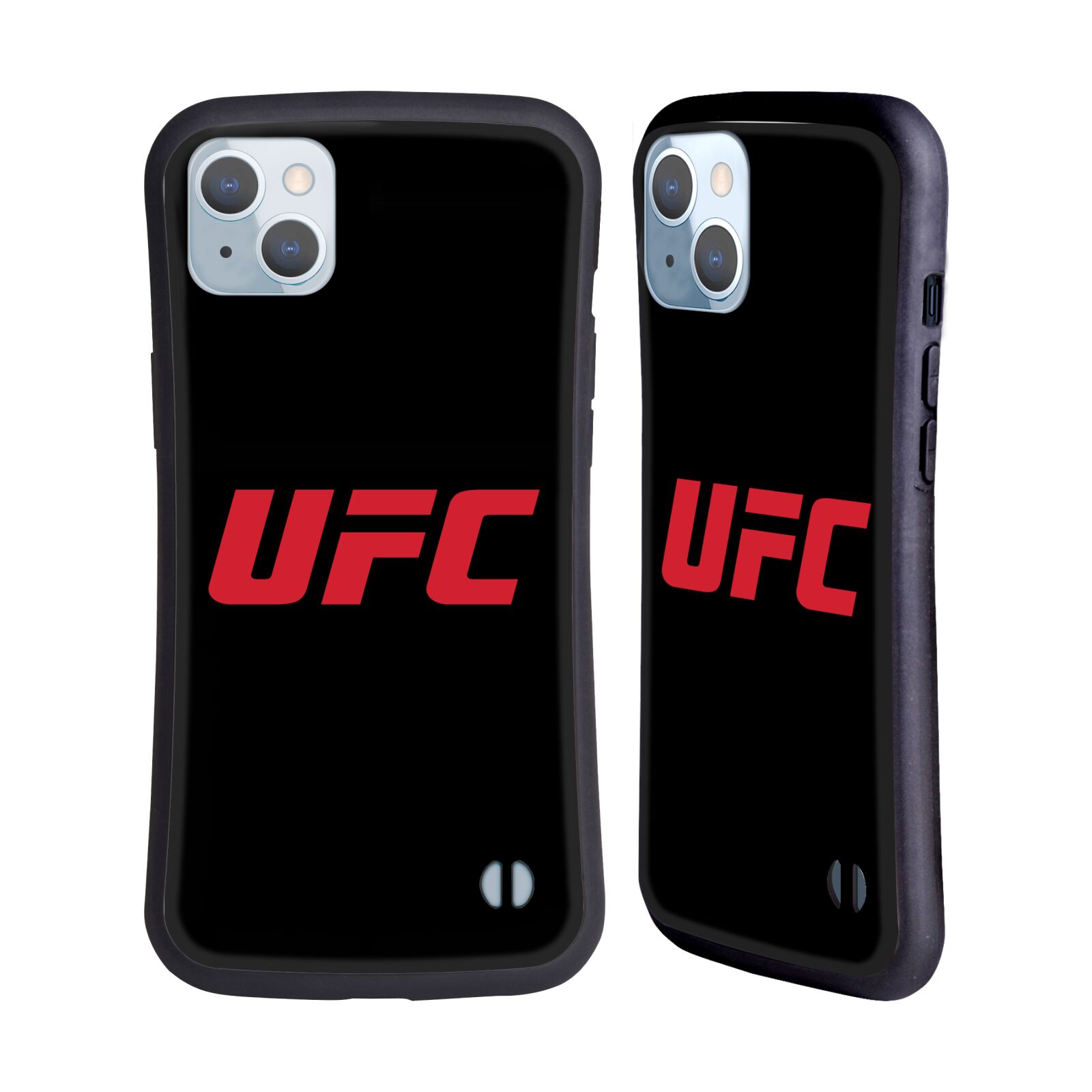Odolný zadní obal pro mobil Apple iPhone 14 PLUS - HEAD CASE - UFC - Červený nadpis