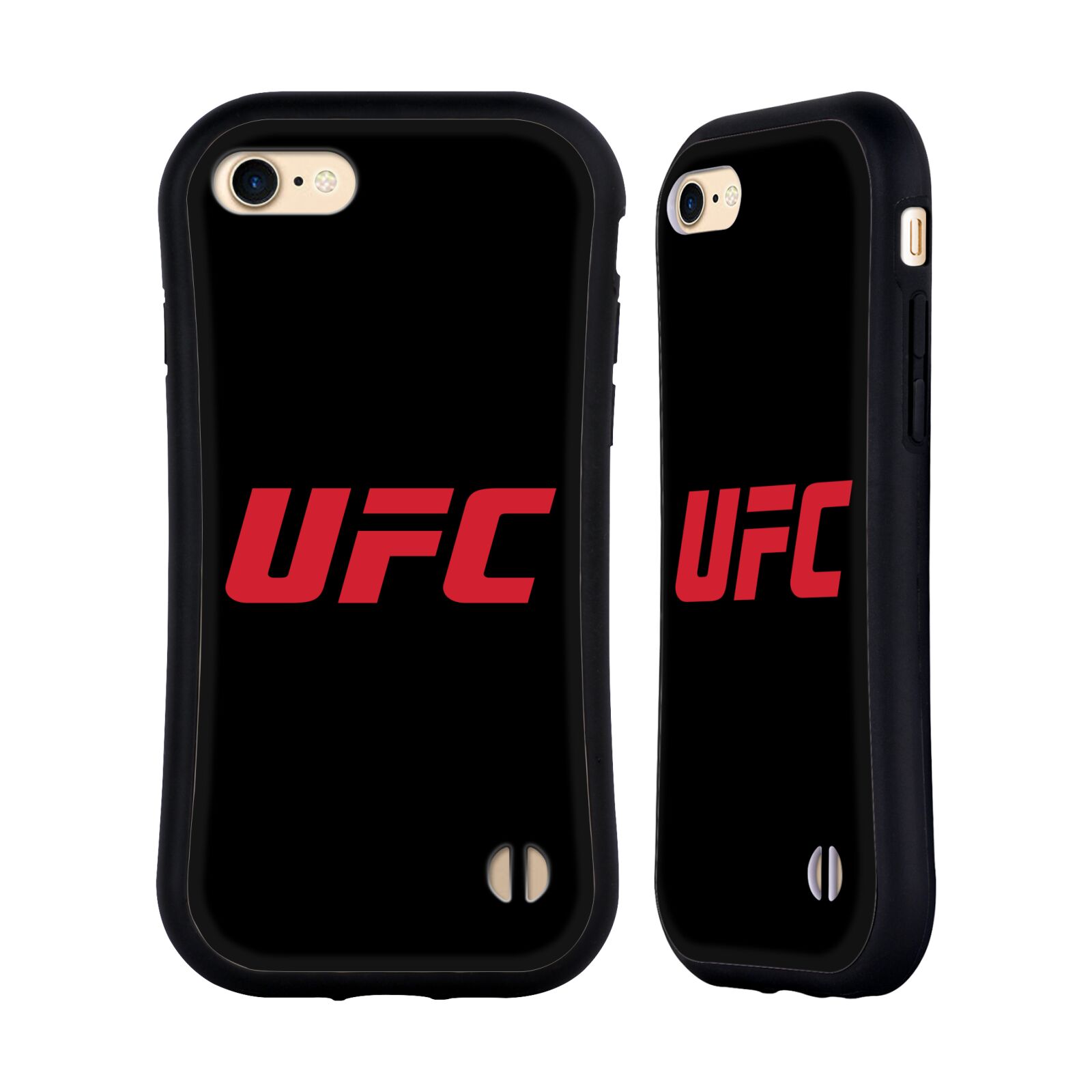 Odolný zadní obal pro mobil Apple Iphone 7/8/SE2020 - HEAD CASE - UFC - Červený nadpis