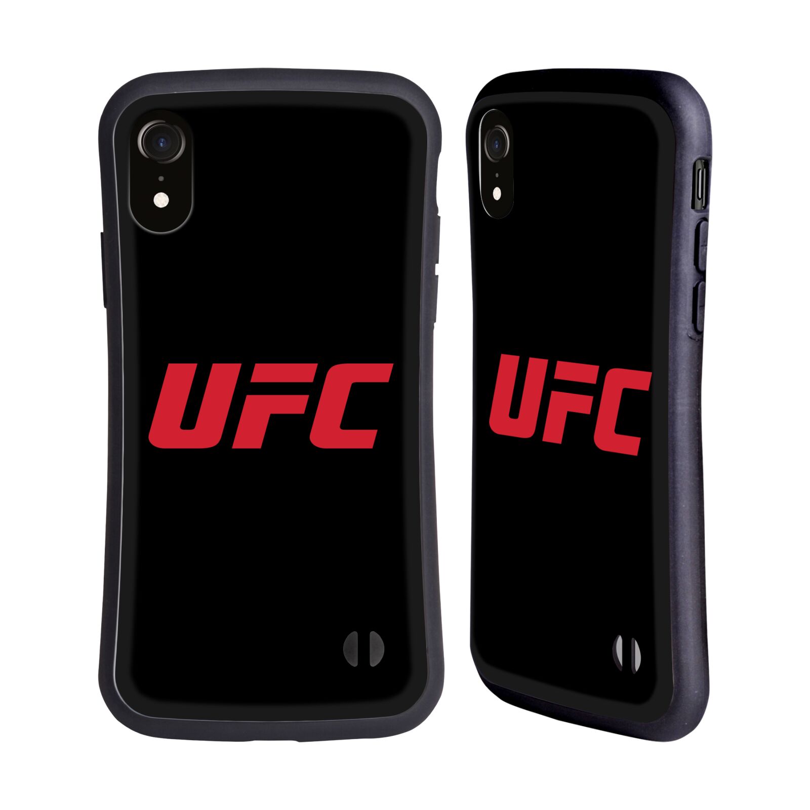 Odolný zadní obal pro mobil Apple Iphone XR - HEAD CASE - UFC - Červený nadpis