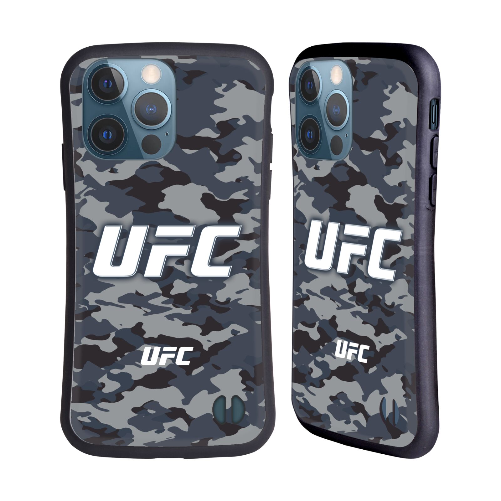 Odolný zadní obal pro mobil Apple iPhone 13 PRO - HEAD CASE - UFC - kamufláž
