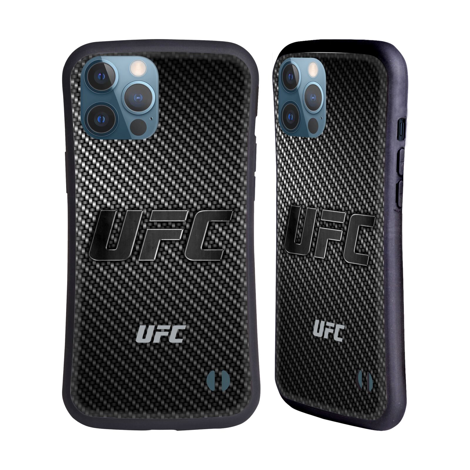Odolný zadní obal pro mobil Apple iPhone 13 PRO MAX - HEAD CASE - UFC - Imitace karbonu